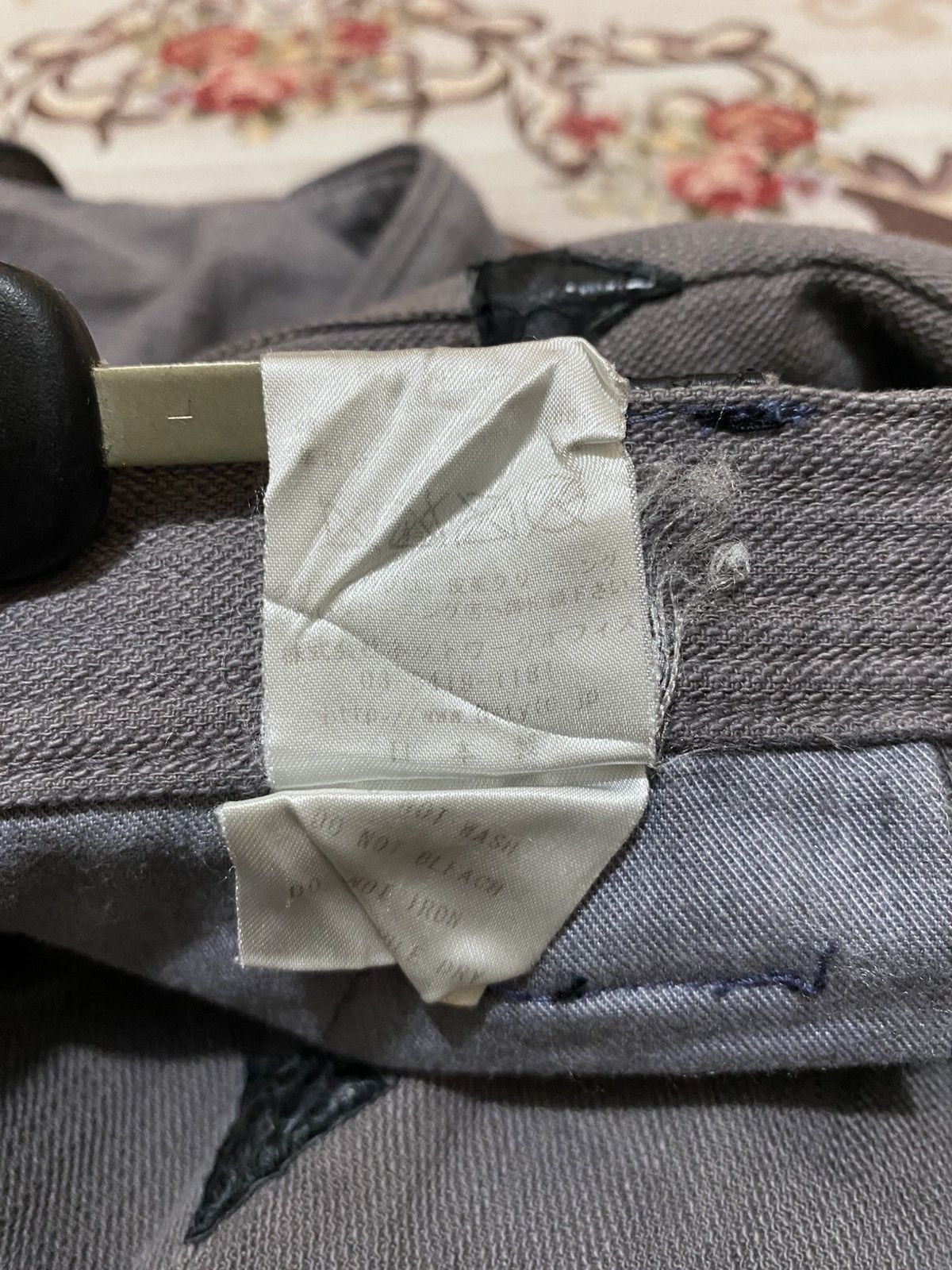 If Six Was Nine 2000s Nstly Japanese Snake Skin On Belt Denim Size US 33 - 7 Thumbnail