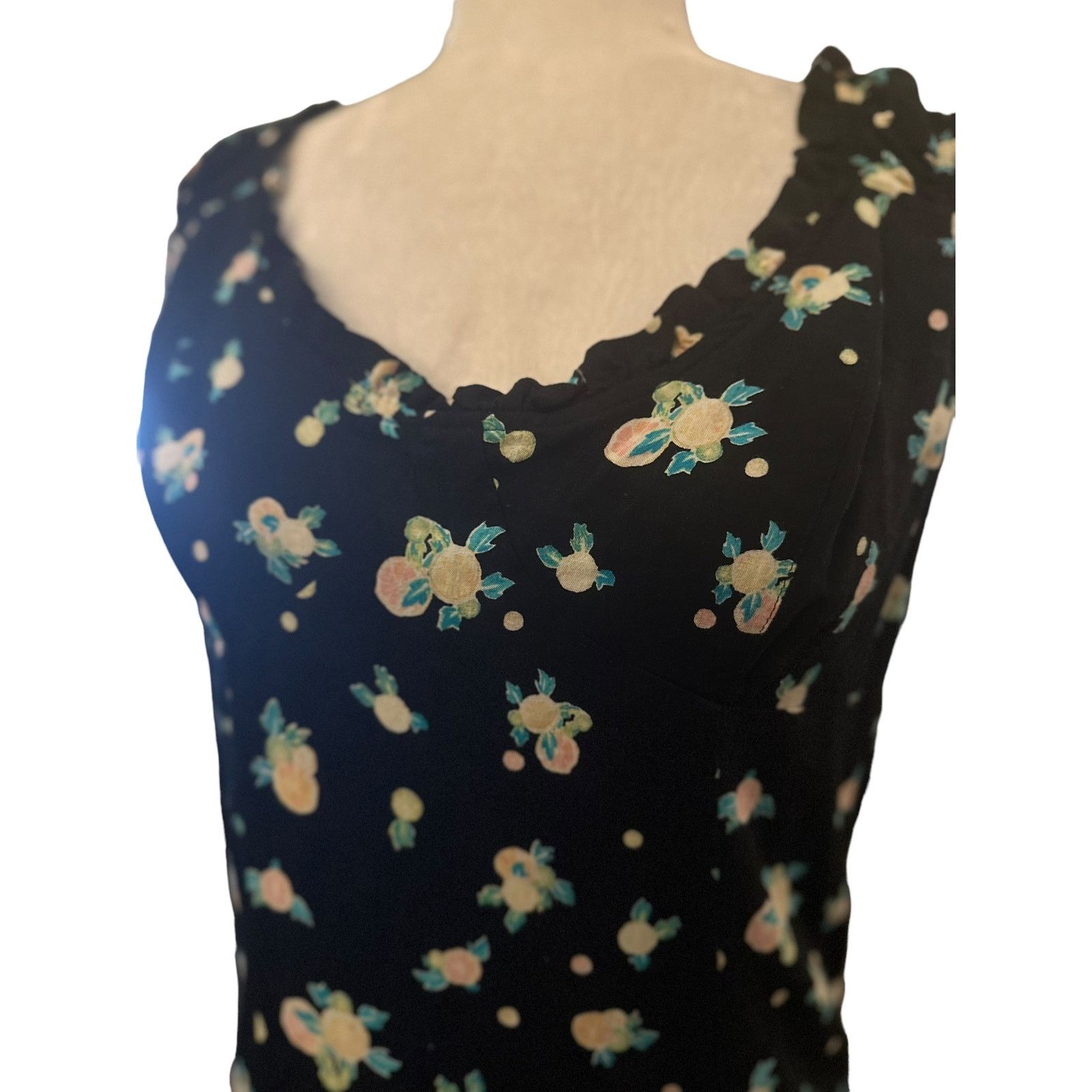 Free People Free People "Like a Lady" Mini Dress, Size L Size L / US 10 / IT 46 - 3 Thumbnail
