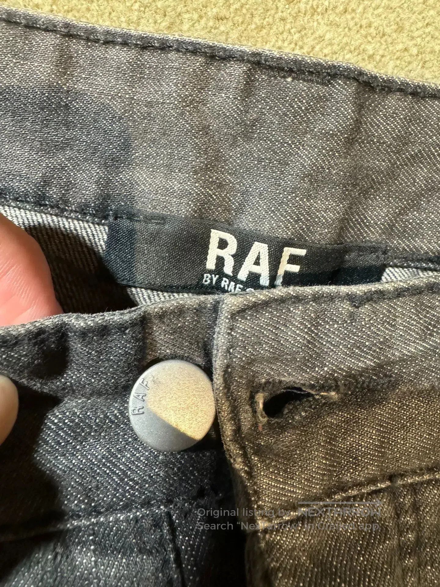 Raf by Raf Simons raf simons long denim pants in unique design. Size US 32 / EU 48 - 5 Thumbnail