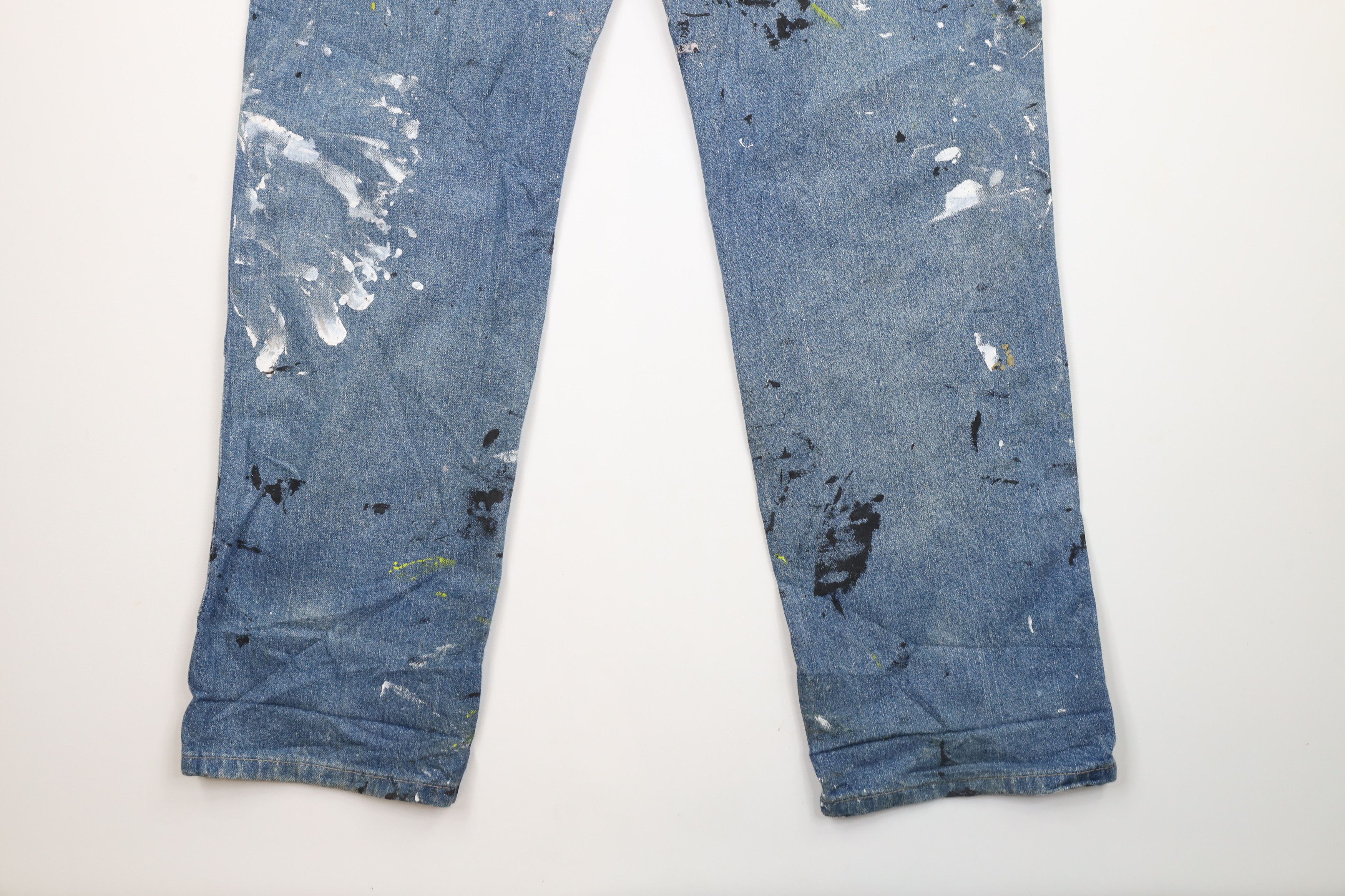 Vintage Dickies Wide Leg Double Knee Dungaree Denim Jeans