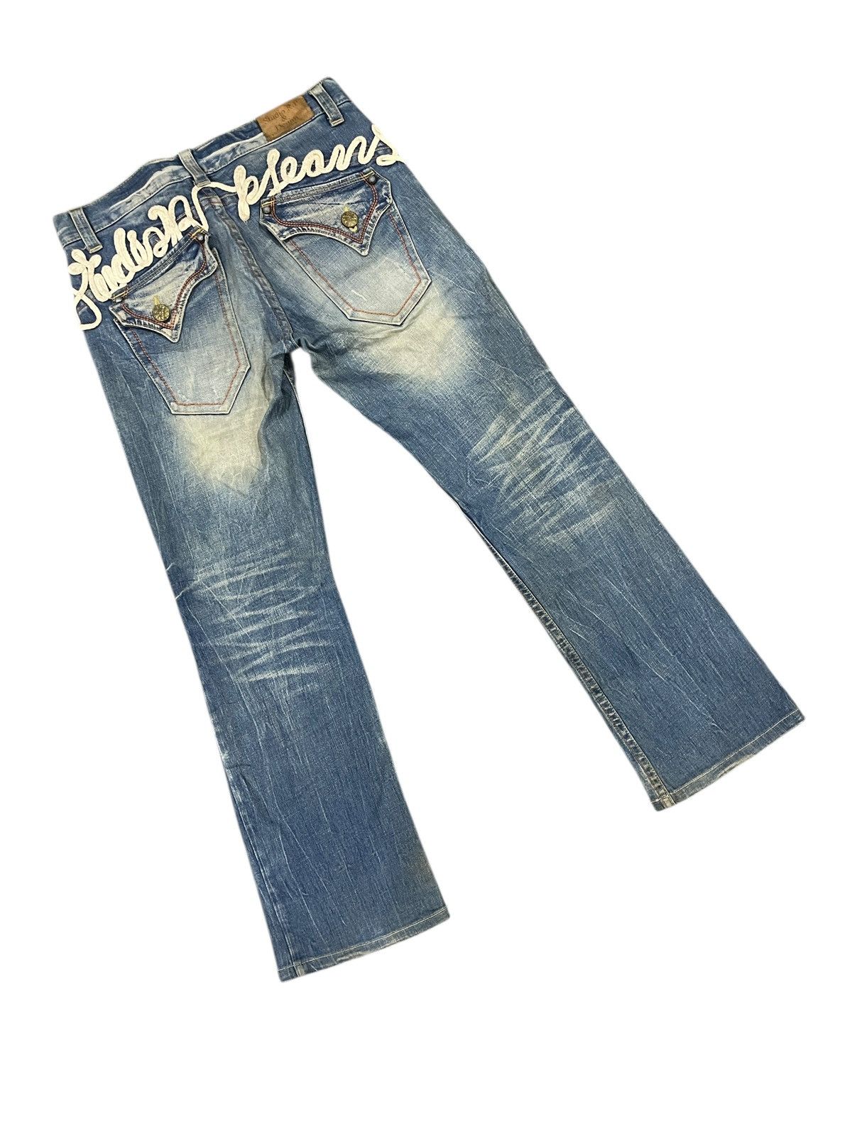 If Six Was Nine Flared Stonewash Jeans Size US 35 - 6 Thumbnail