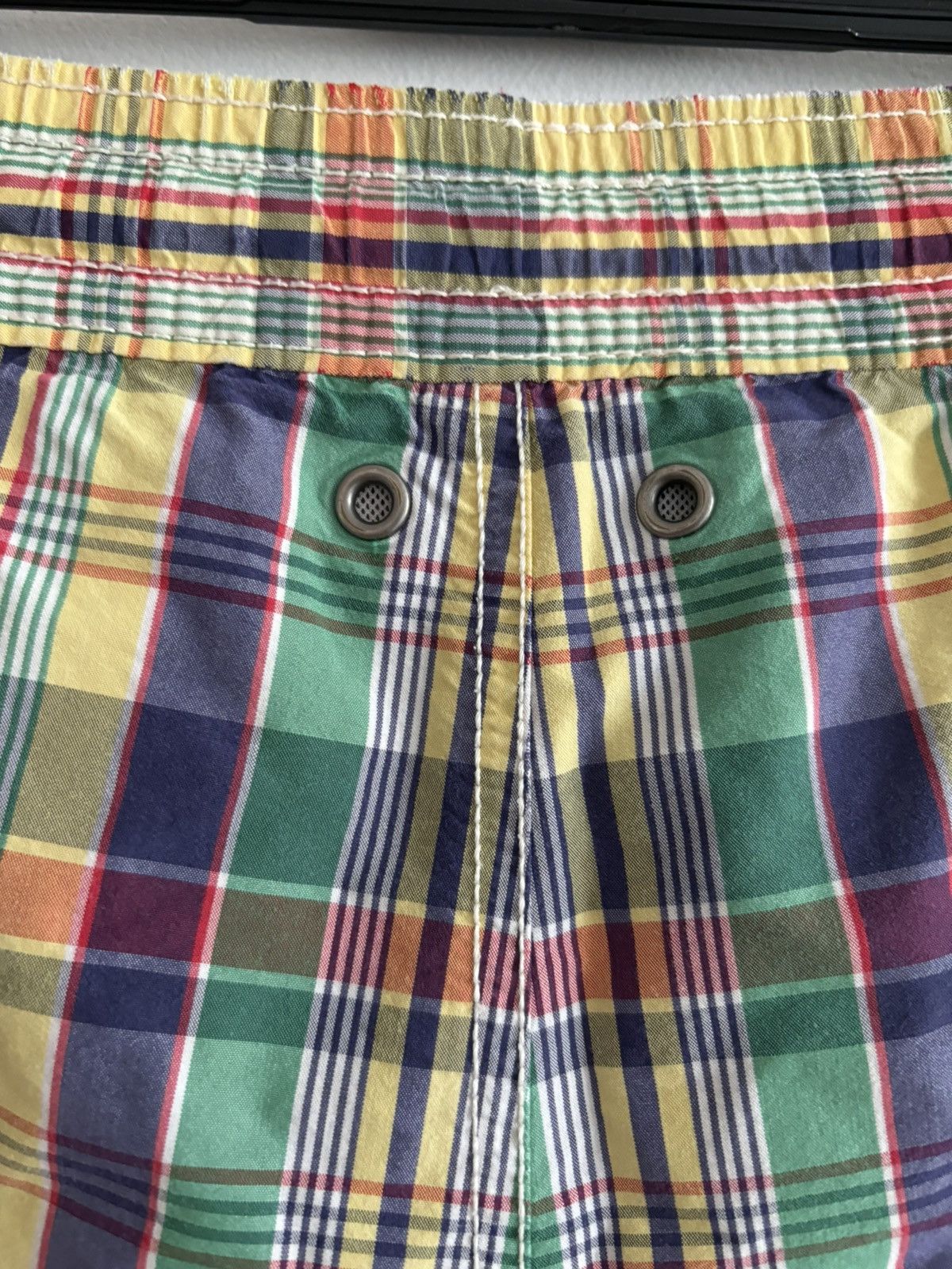 Polo Ralph Lauren × Vintage Vintage Checkered Swim Shorts Ralph Lauren Size US 34 / EU 50 - 6 Thumbnail