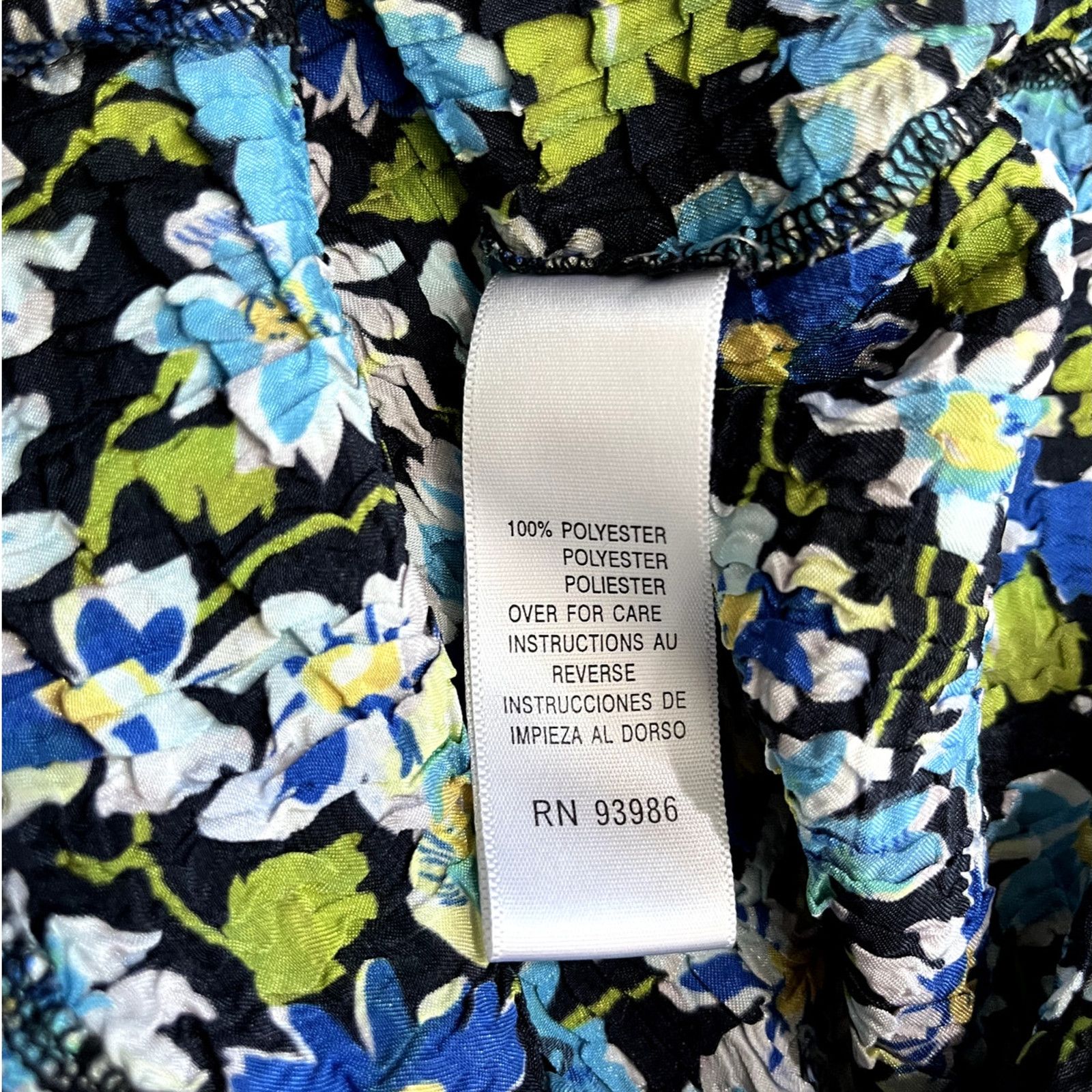 Vintage Blue and Green Floral Casual Corner Y2K Tank Top M Size M / US 6-8 / IT 42-44 - 6 Thumbnail