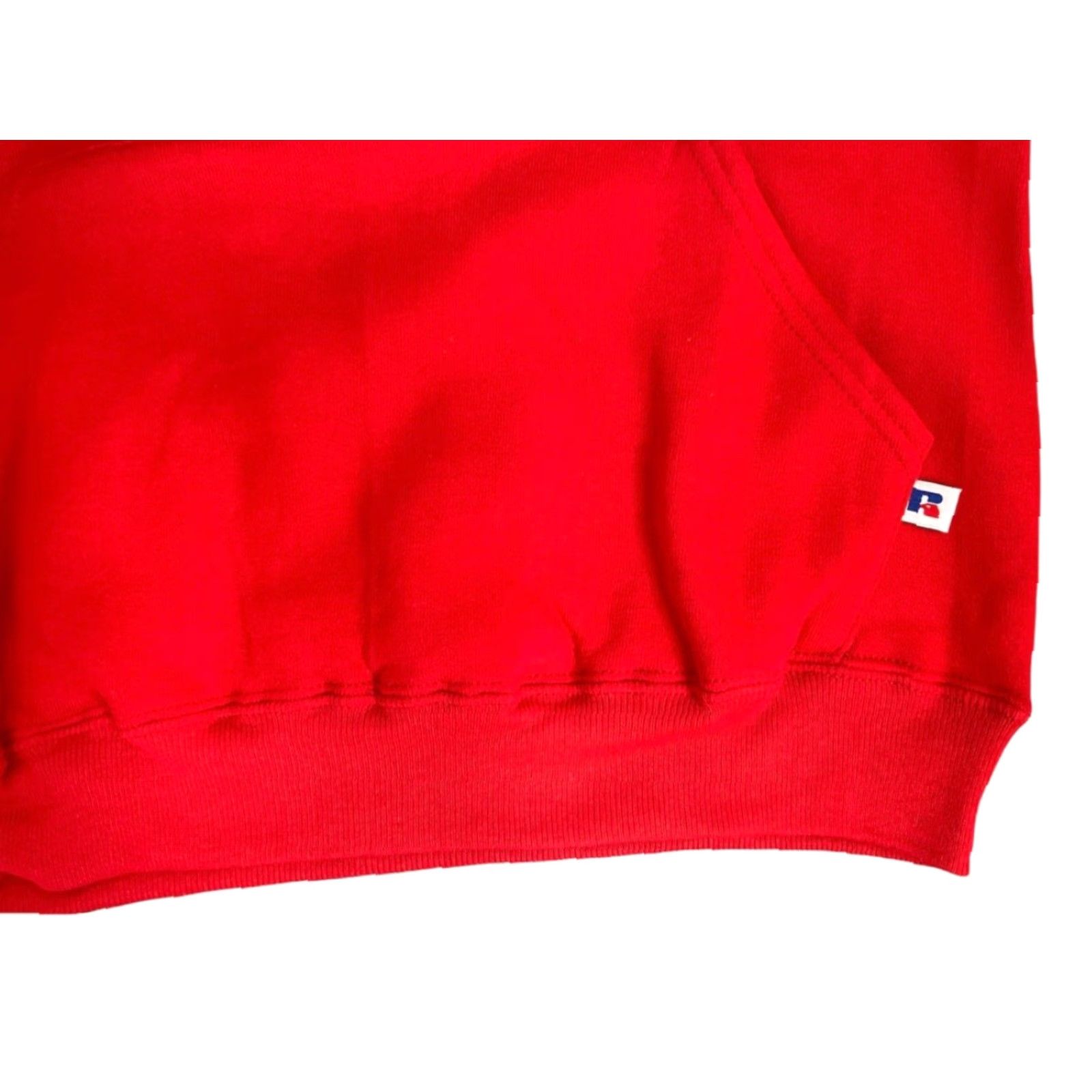 Russell Athletic VINTAGE Russell Athletic Hoodie Sweatshirt Mens XS Deadstock NWT 90s USA Red Cotton Blend Long Sleeve Crew Sweatshirt 90s Theme Mens Size US XS / EU 42 / 0 - 4 Thumbnail