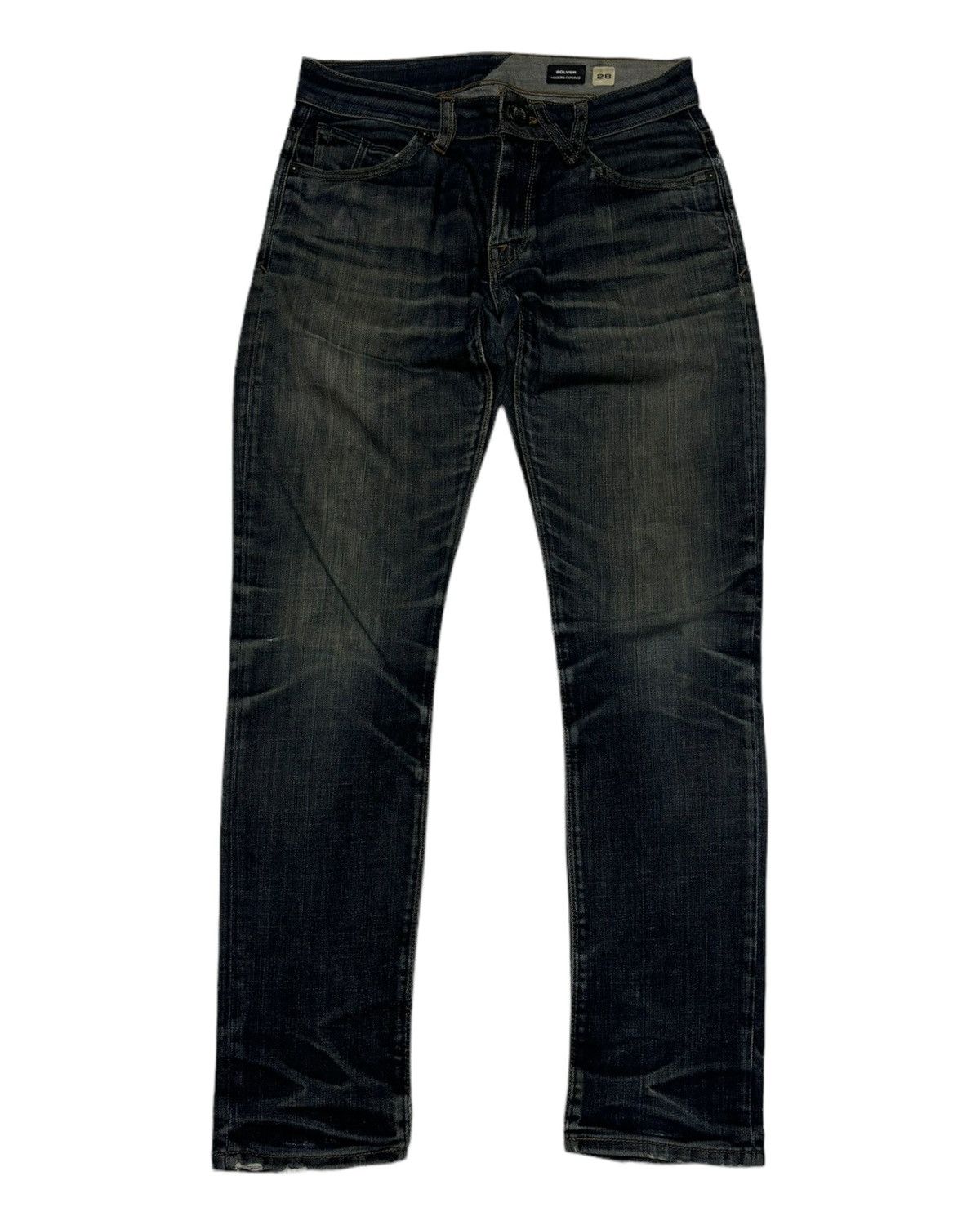 Affliction × Vintage × Volcom 🔥VINTAGE VOLCOM MODERN TAPERER DISTRESS DENIM JEANS Size US 28 / EU 44 - 1 Thumbnail