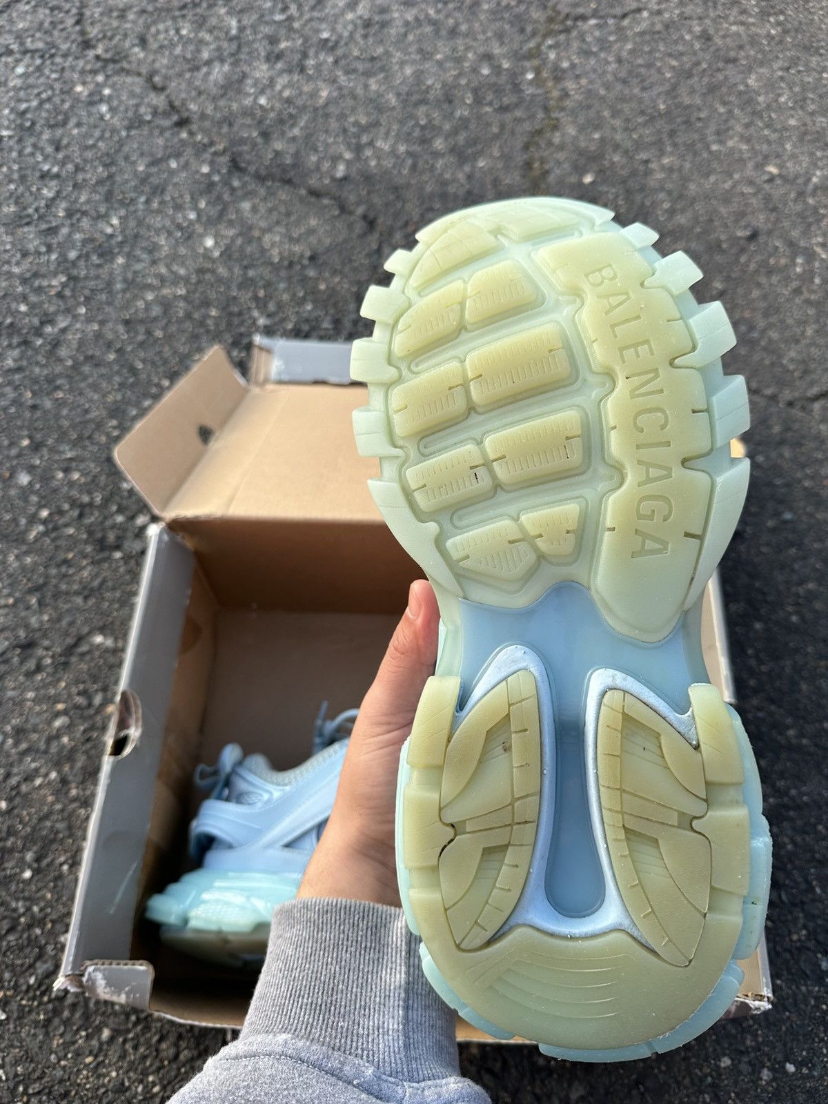 Balenciaga Balenciaga Track Blue Gel Size US 11 / EU 44 - 13 Thumbnail