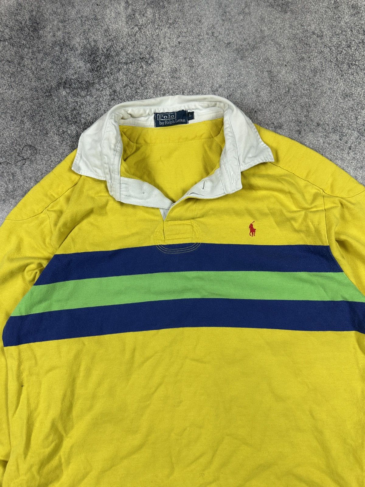 Vintage Y2K Polo Ralph Lauren Rugby Long Polo Streetwear Rare USA L Size US L / EU 52-54 / 3 - 2 Thumbnail