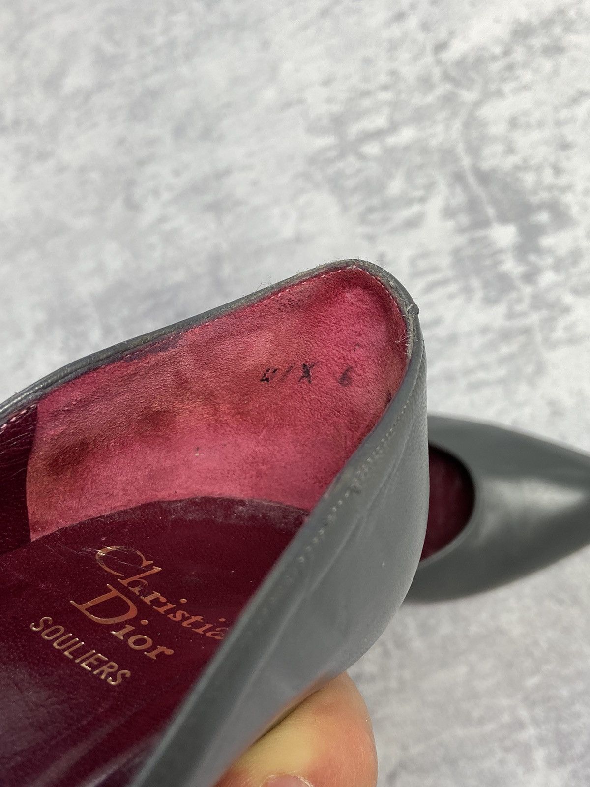 Christian Dior 90s Souliers Leather Vintage Luxury Y2K Heels