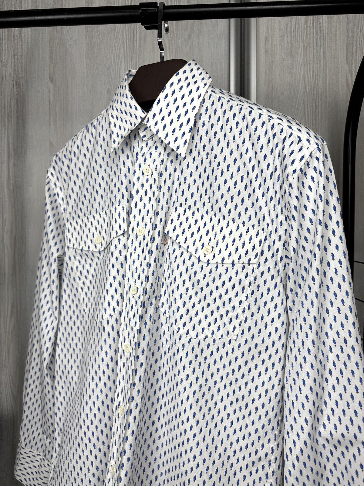 Vintage Vntg 80's MISTRAL French Western Style Floral Pattern Shirt Size US S / EU 44-46 / 1 - 5 Thumbnail