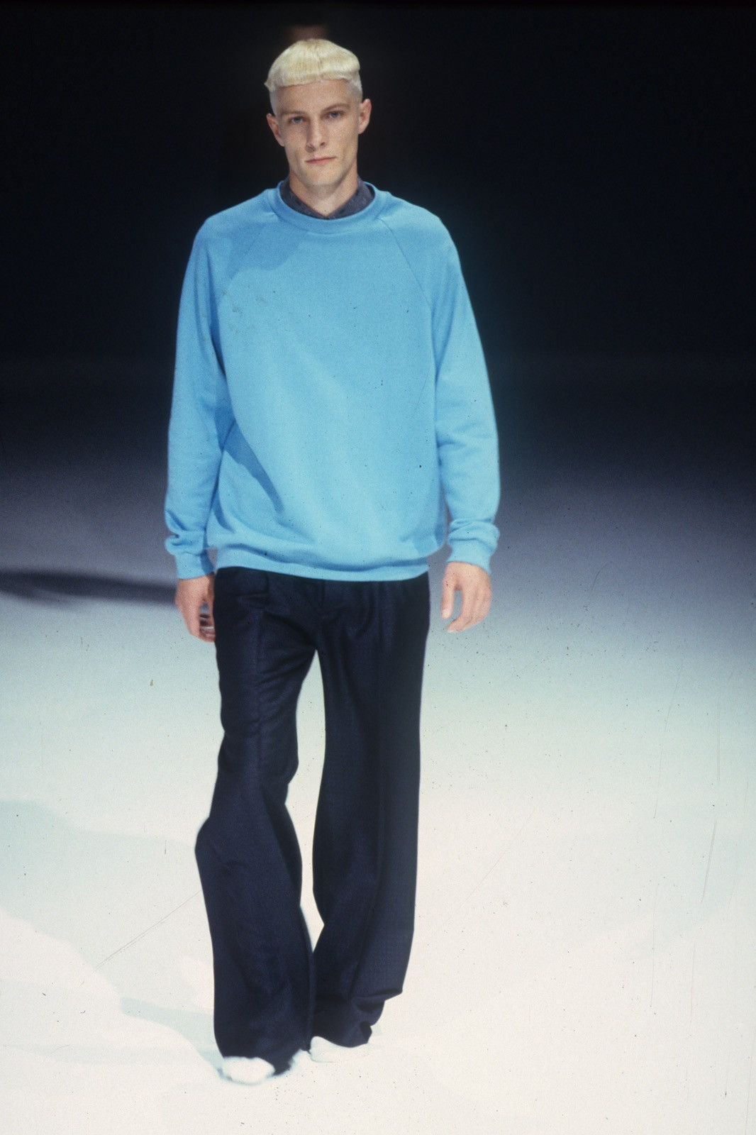 Raf Simons SS2000 Darted Flared Wool Pants Size US 32 / EU 48 - 1 Thumbnail