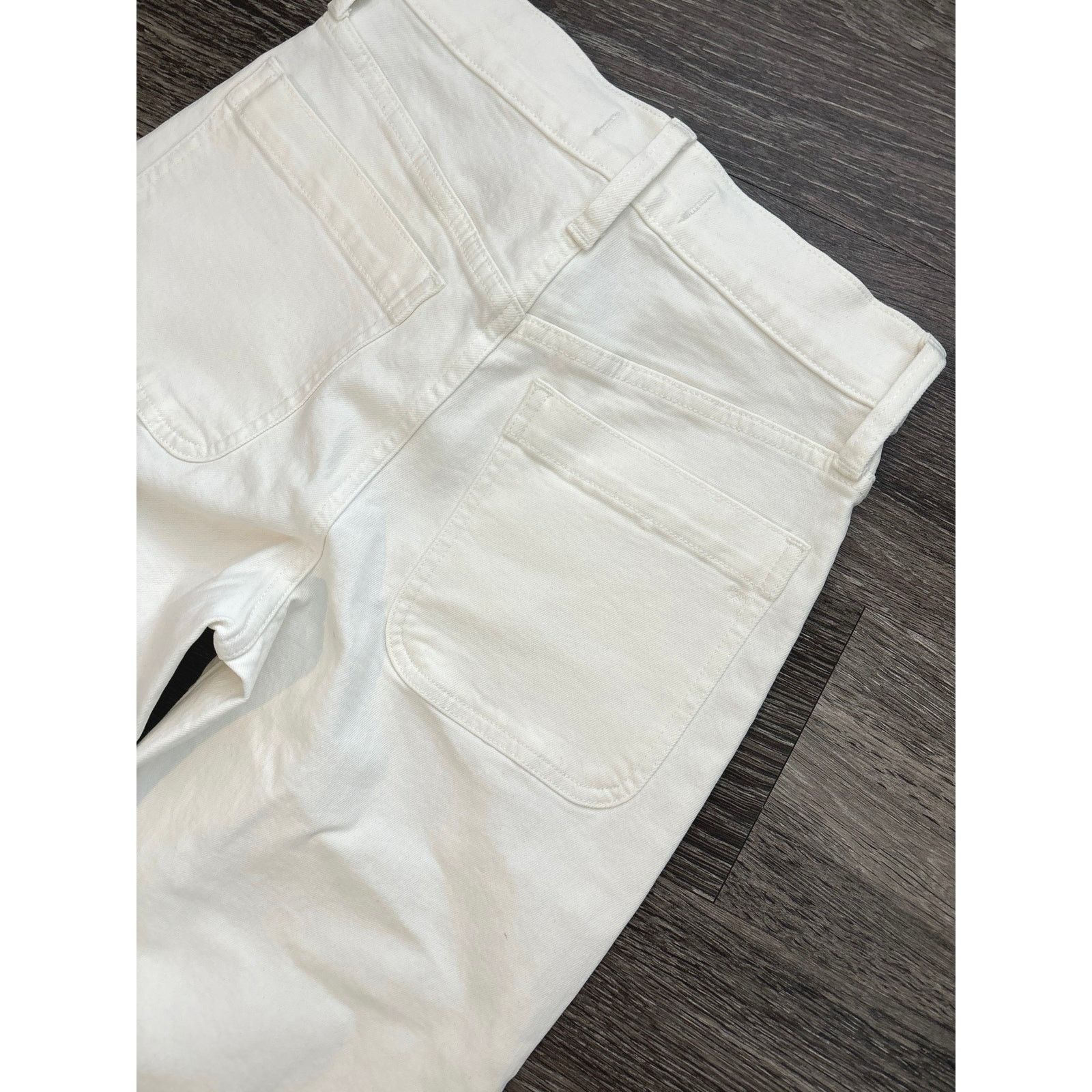 Madewell NWT Madewell Emmett Wide-Leg Jean: Patch Pocket White 24 Size 24" / US 00 / IT 34 - 9 Thumbnail