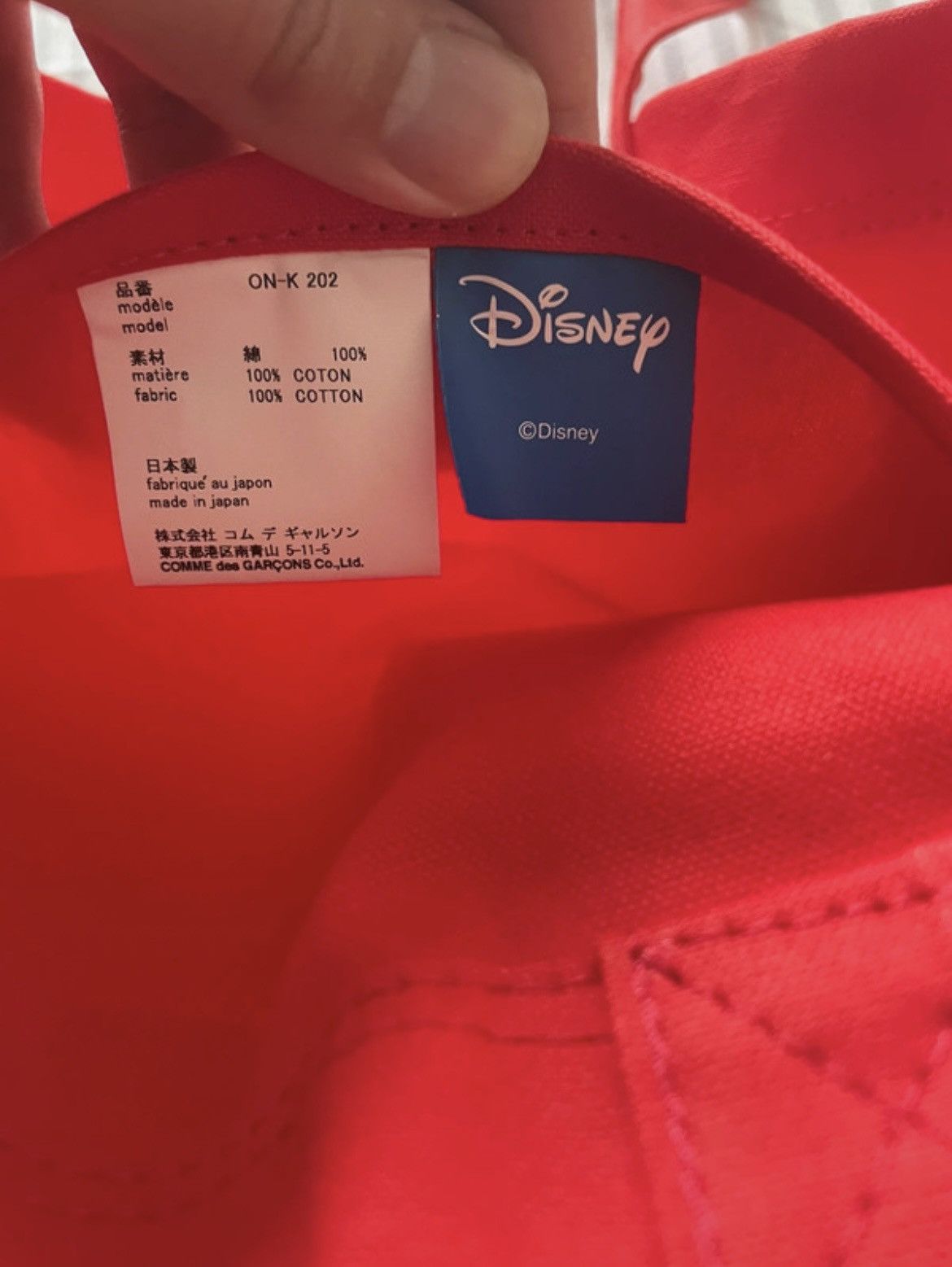 Comme des Garcons Comme des Garçons x Disney Frozen Tote Bag Made Japan NWT Size ONE SIZE - 6 Thumbnail