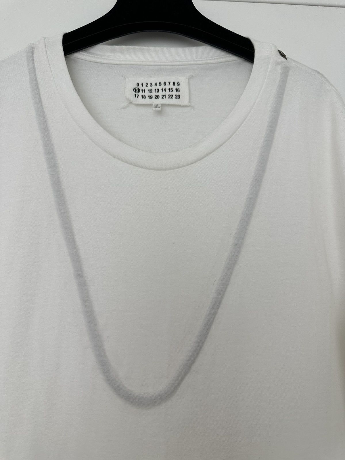 Margiela Short t-shirt with chain details