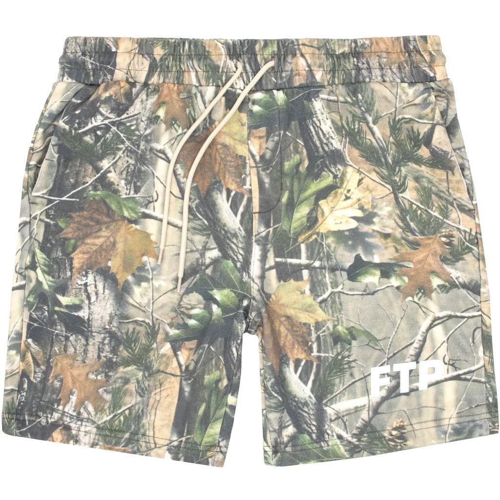 FTP TREE CAMO LOGO SHORTS