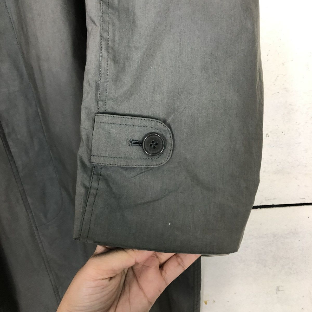 Yohji Yamamoto 🔥VINTAGE LONG JACKET D’URBAN DUCK CANVAS Size US M / EU 48-50 / 2 - 16 Thumbnail