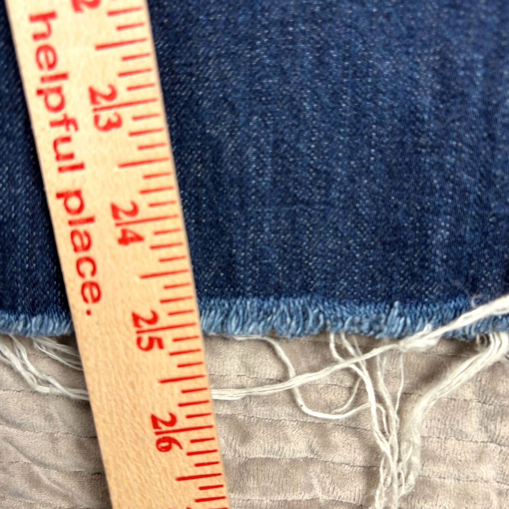 Levi's Levi'S Denim Overalls Dark Wash Side Zip Raw Hem Womens 25 EU Size Size 24" / US 00 / IT 34 - 4 Thumbnail
