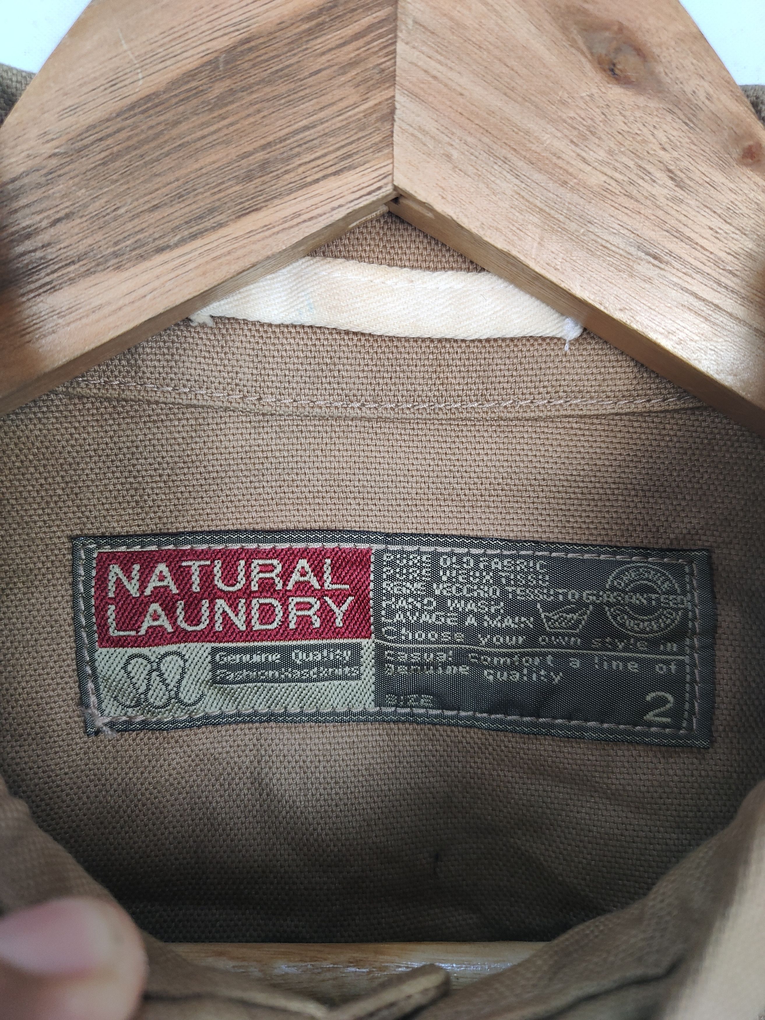 Japanese Brand Natural Laundry Duck Canvas Zipper Jacket Size US S / EU 44-46 / 1 - 4 Thumbnail