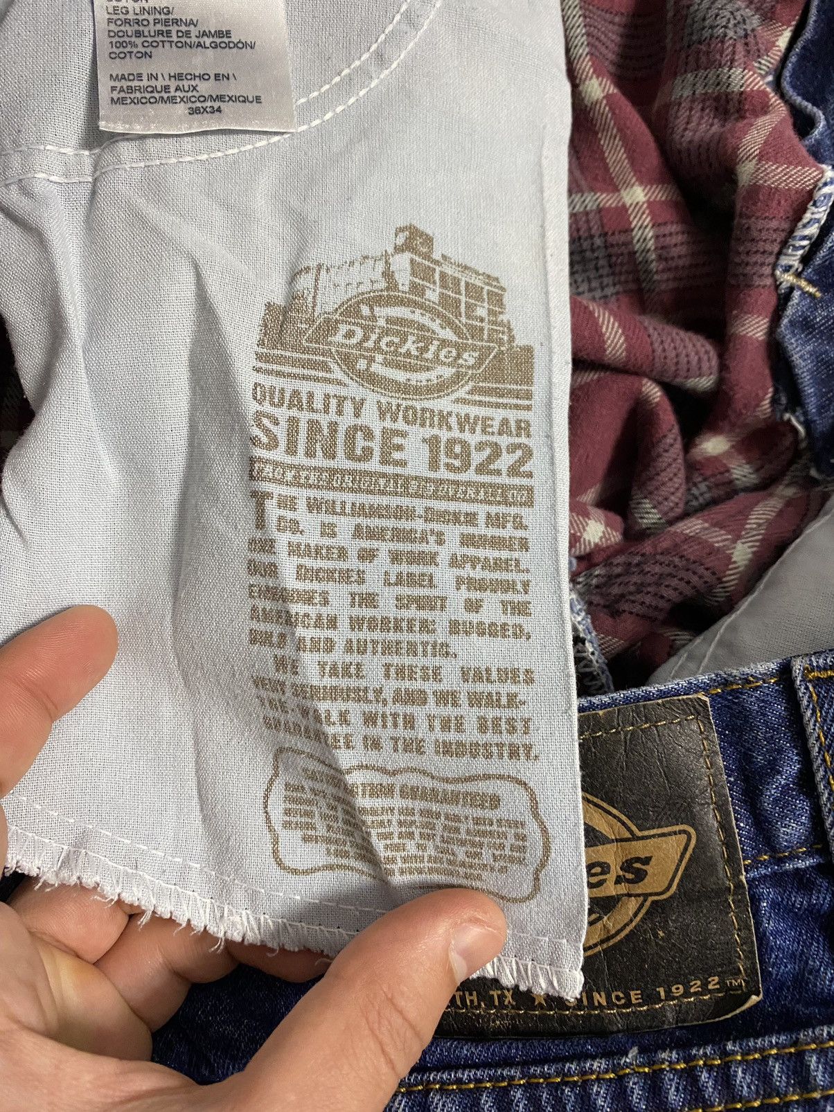 Dickies Rare Denim Jeans Pants Dickies. Size US 36 / EU 52 - 12 Thumbnail