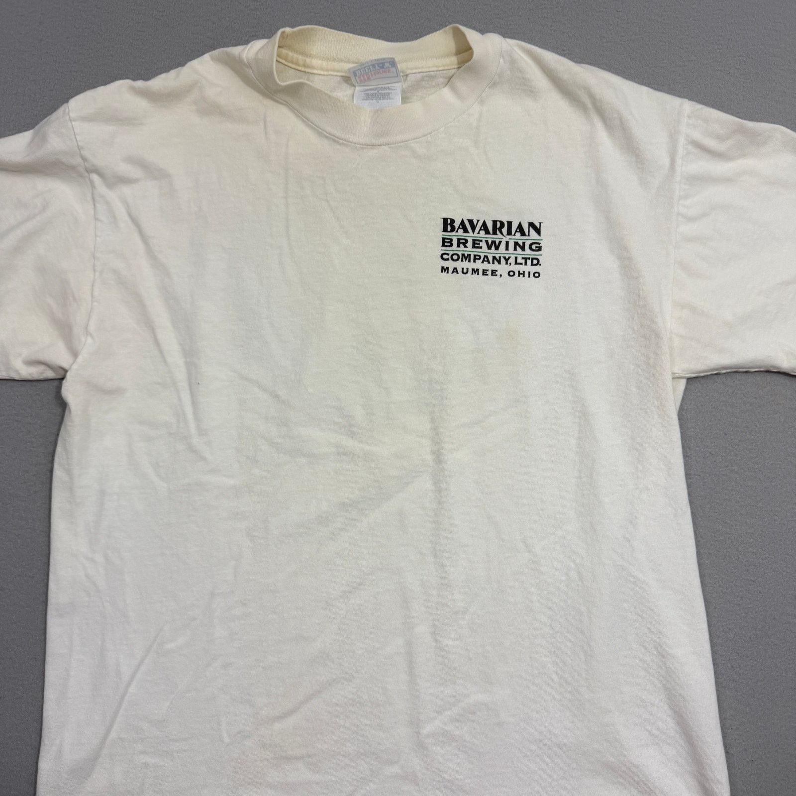 Vintage Vintage Bavarian Brewing Company Shirt Large White 90s Size US L / EU 52-54 / 3 - 4 Thumbnail