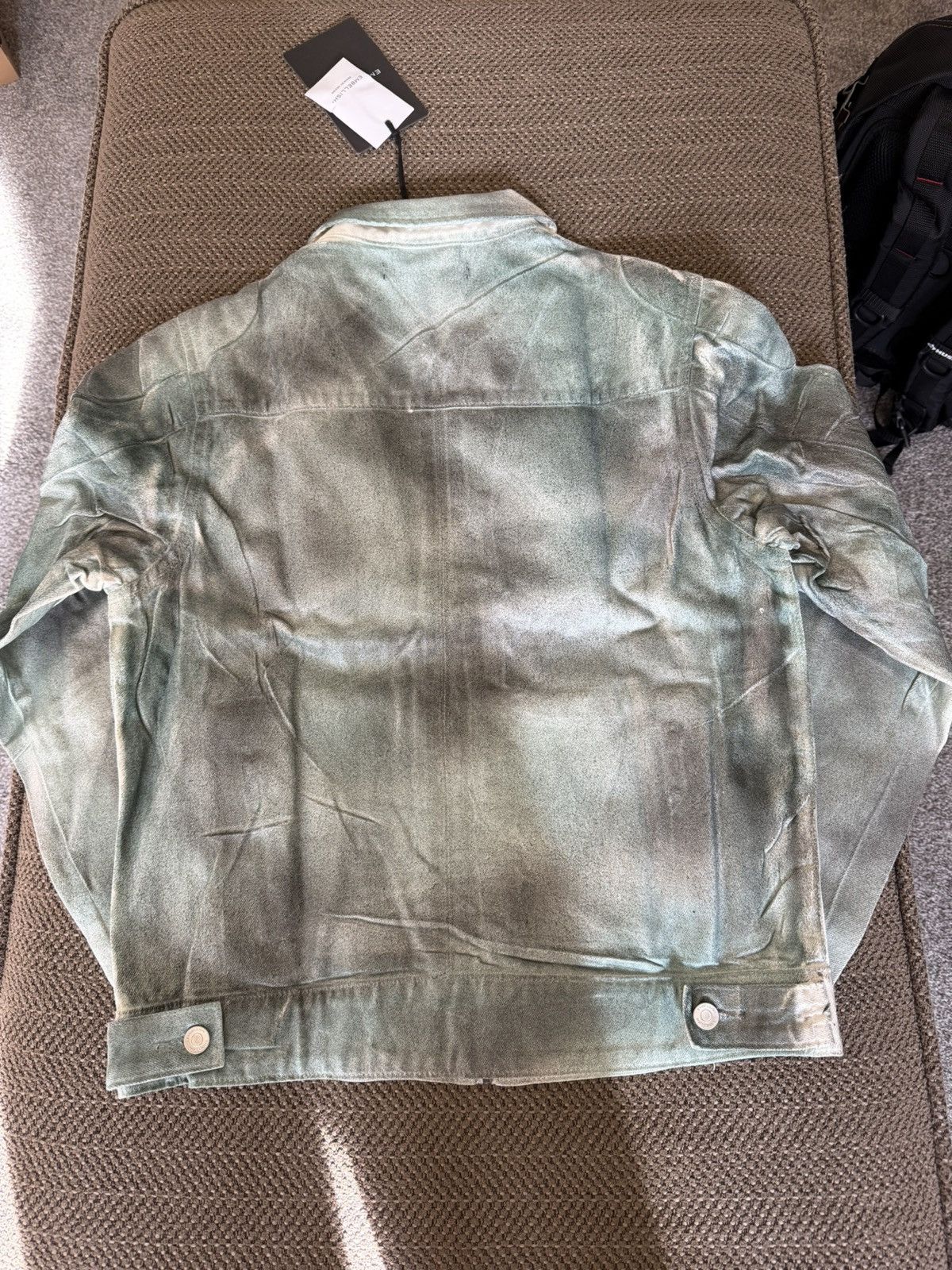 Embellish Waxed Denim Trucker Jacket Sz Medium Size US M / EU 48-50 / 2 - 5 Thumbnail