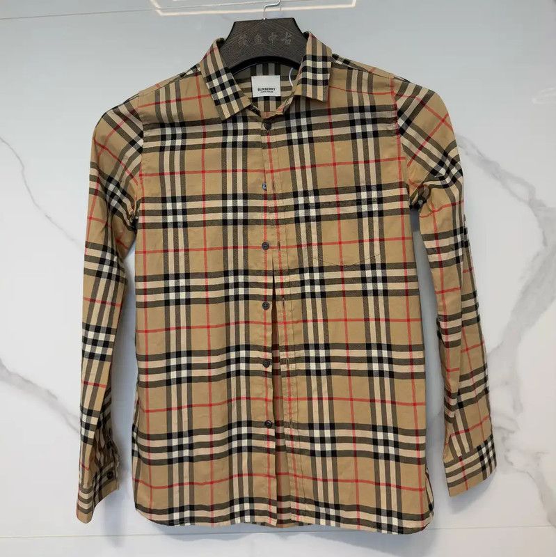 Burberry Burberry Summer Beige Cotton Women's Shirt Size L / US 10 / IT 46 - 1 Thumbnail