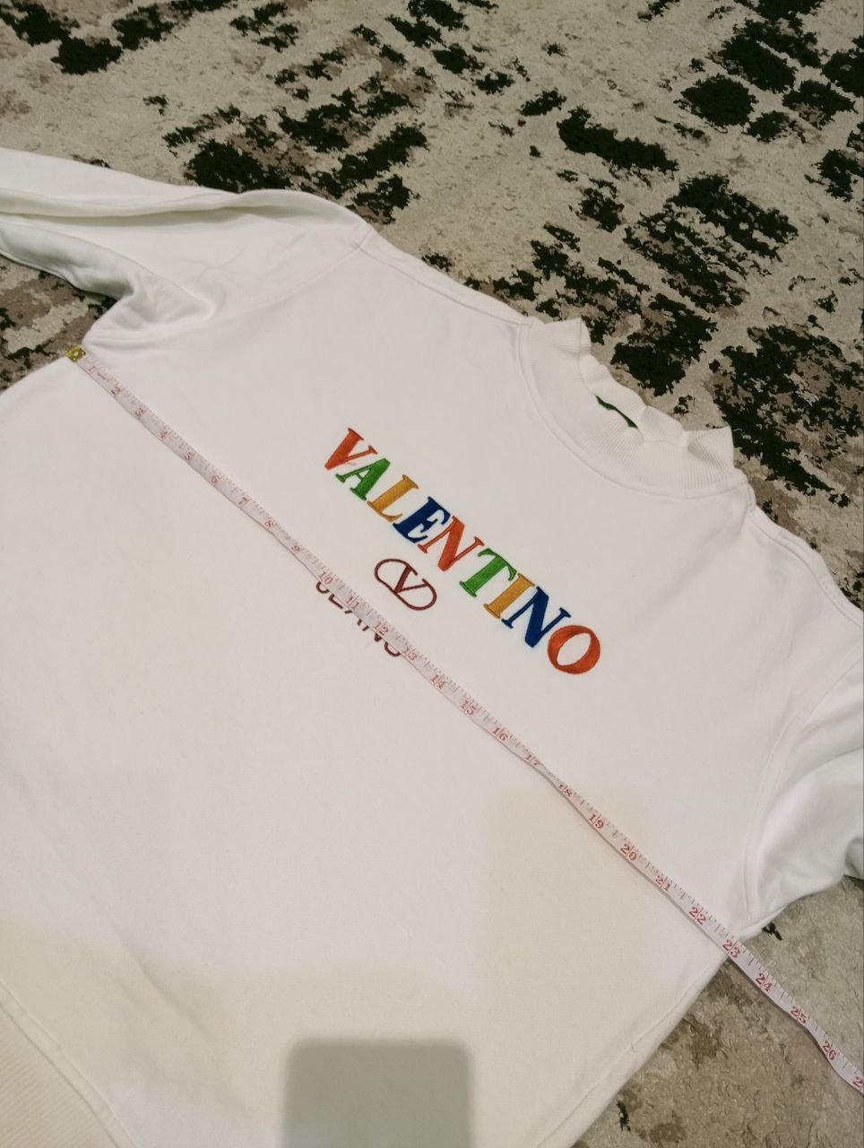 Valentino VINTAGE VALENTINO MULTICOLOUR SPELLOUT CREWNECK - SIZE M Size US M / EU 48-50 / 2 - 8 Thumbnail