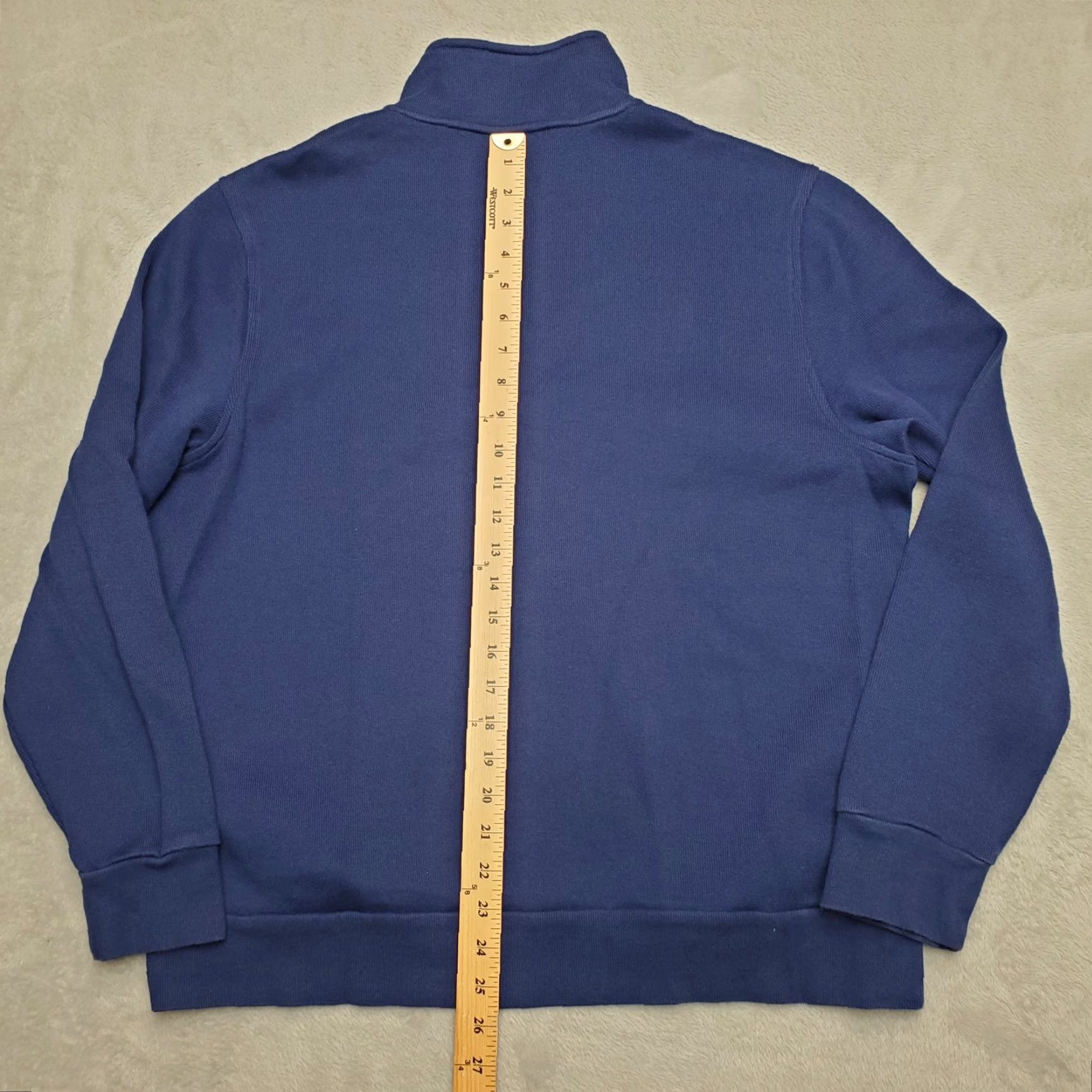 Vintage Le Tigre Sweater Mens L Blue 1/4 Zip Long Sleeve Golf Pullover Ribbed Mock Neck Casual"} Size US L / EU 52-54 / 3 - 6 Thumbnail