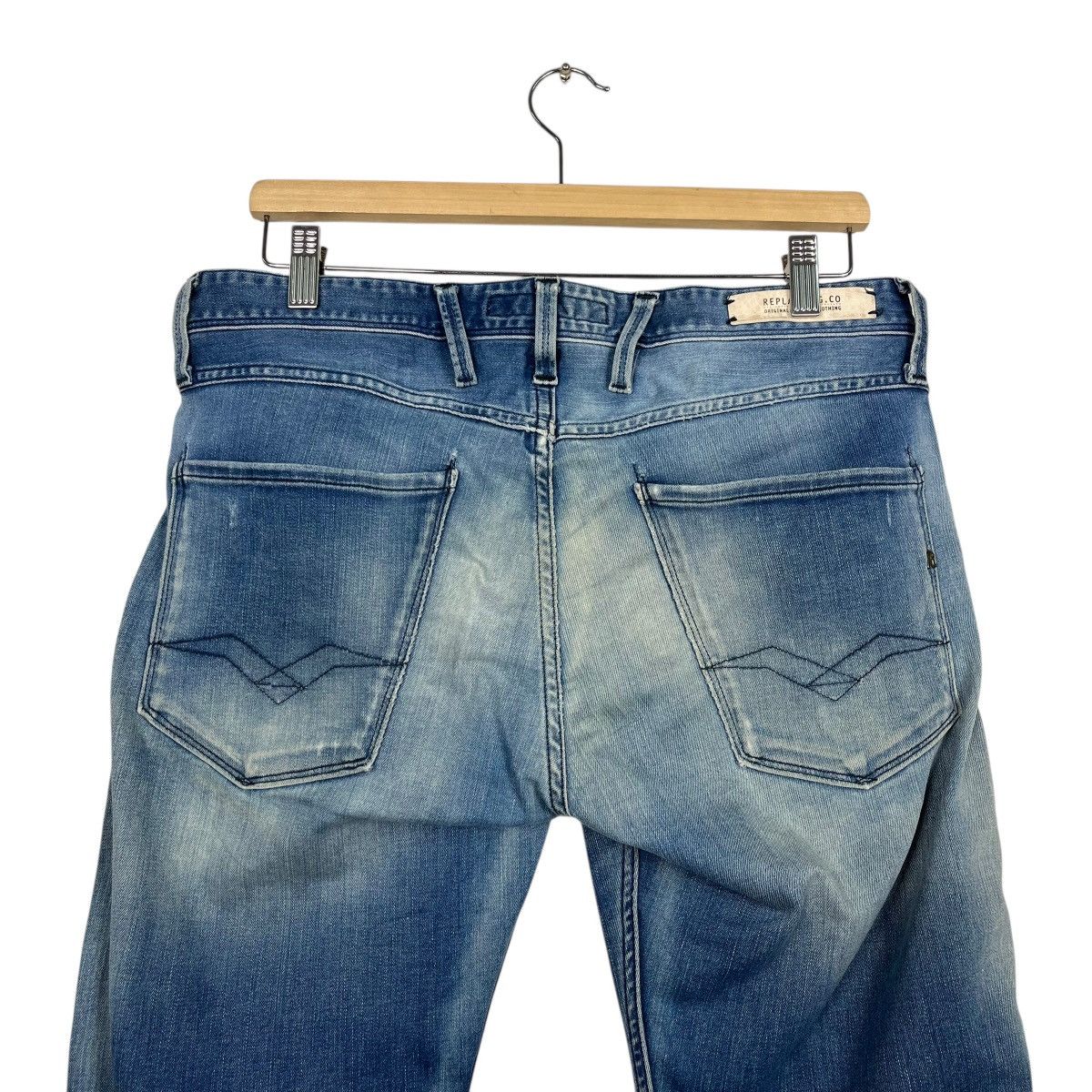Replay Vintage Replay Distressed Denim Jeans Size US 32 / EU 48 - 8 Thumbnail