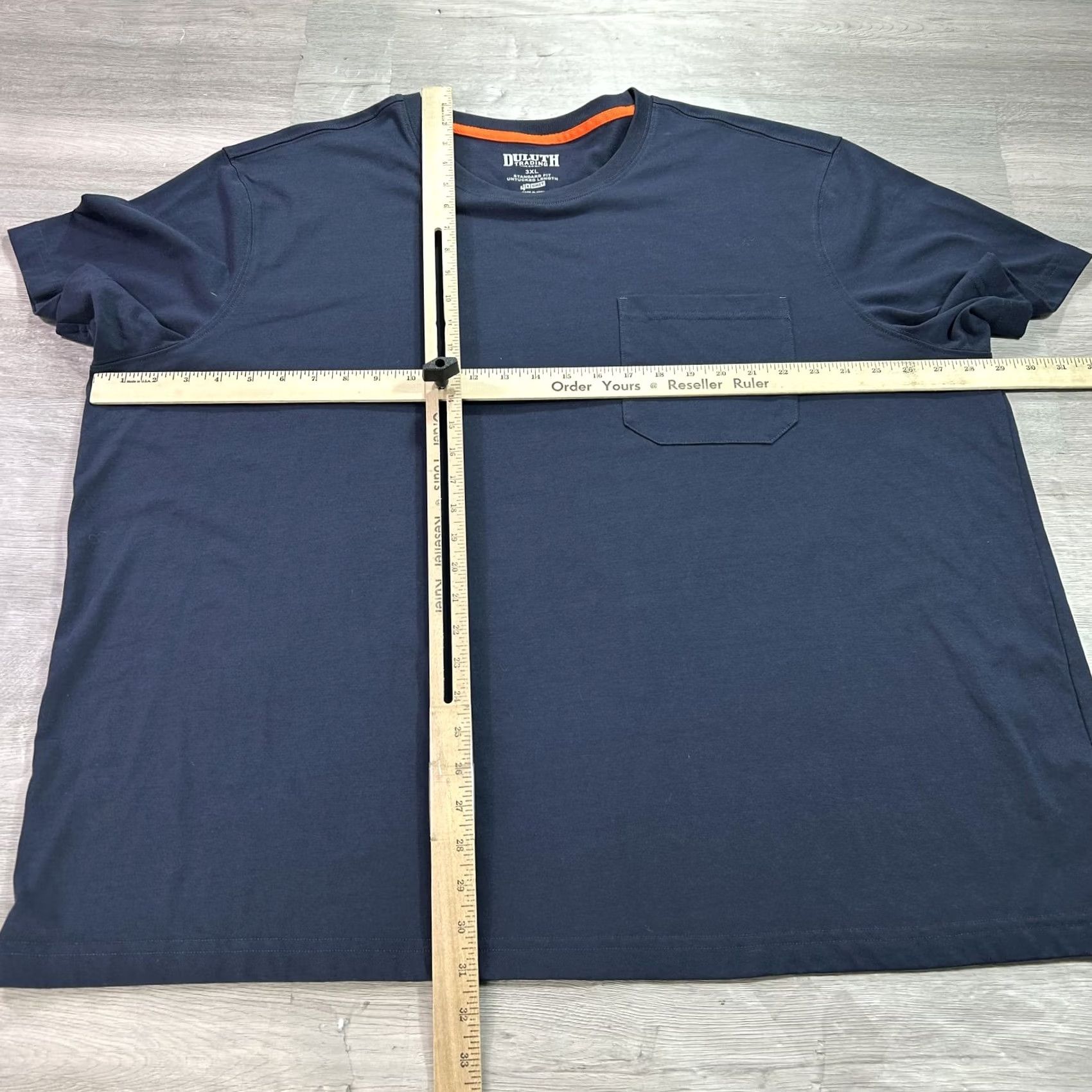 Duluth Trading Company Duluth Trading Co Shirt Mens 3XL Blue 40 Grit Standard Fit Pocket Tee Size US XXL / EU 58 / 5 - 5 Thumbnail