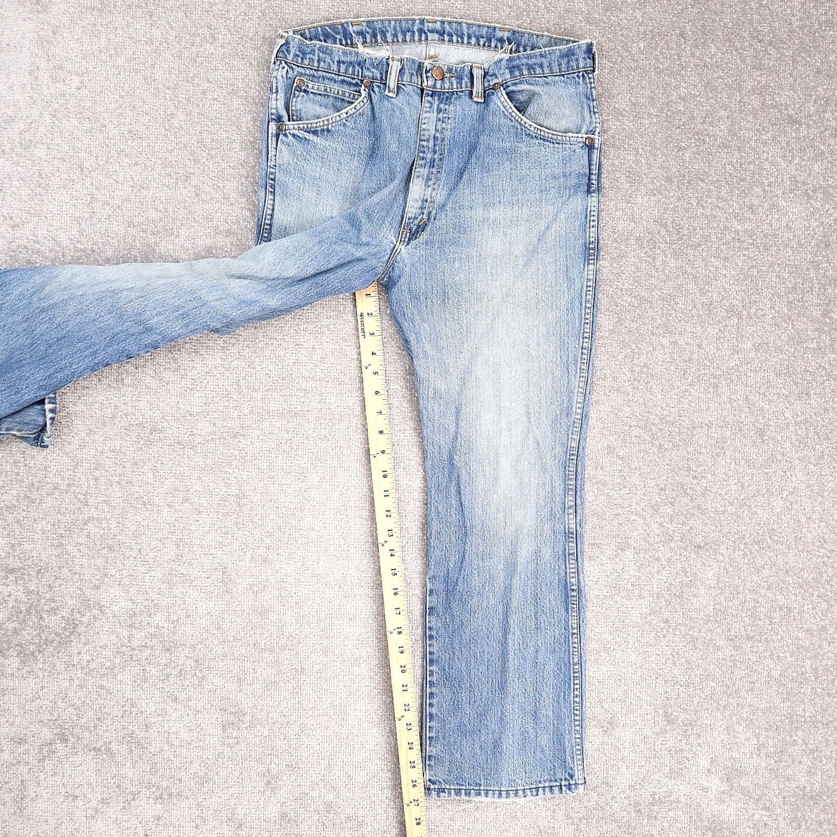 Denime VINTAGE DEE CEE Jeans Made in USA 32x26 Medium Wash Wide Leg Denim Size US 32 / EU 48 - 5 Thumbnail