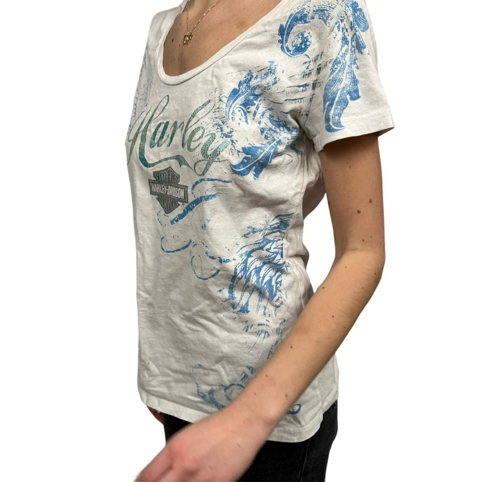 Harley Davidson Vintage womens harley davidson tee Size M / US 6-8 / IT 42-44 - 6 Thumbnail
