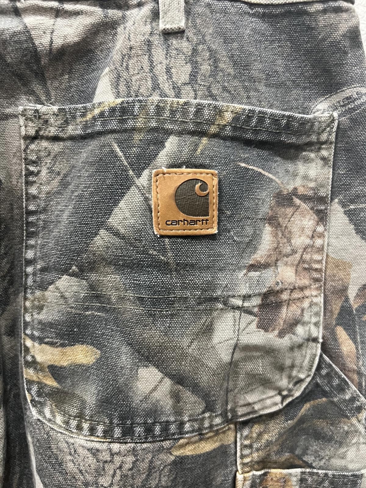 Carhartt 00s Mossy Oak Leather Patch Carhartt Dungree Fit 34 Size US 34 / EU 50 - 5 Thumbnail