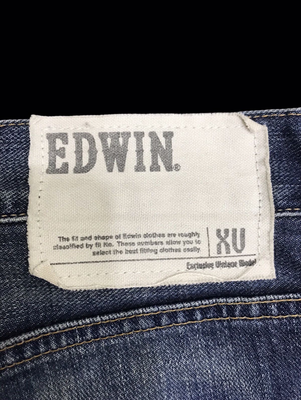 Edwin 💥90s Style💥EDWIN 403 REGULAR CRAZY FADES DENIM F403 Size US 32 / EU 48 - 20 Thumbnail
