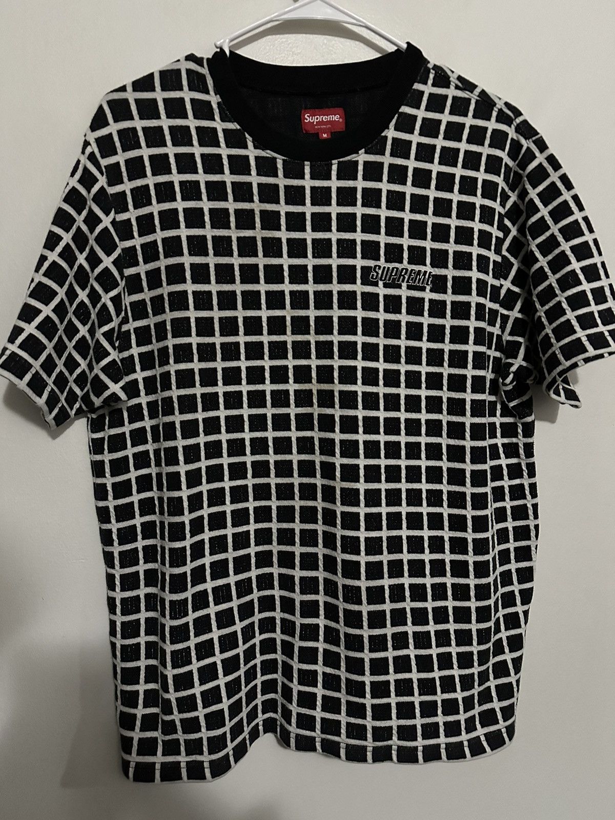 Supreme Grid Jacquard S/S Top Tee