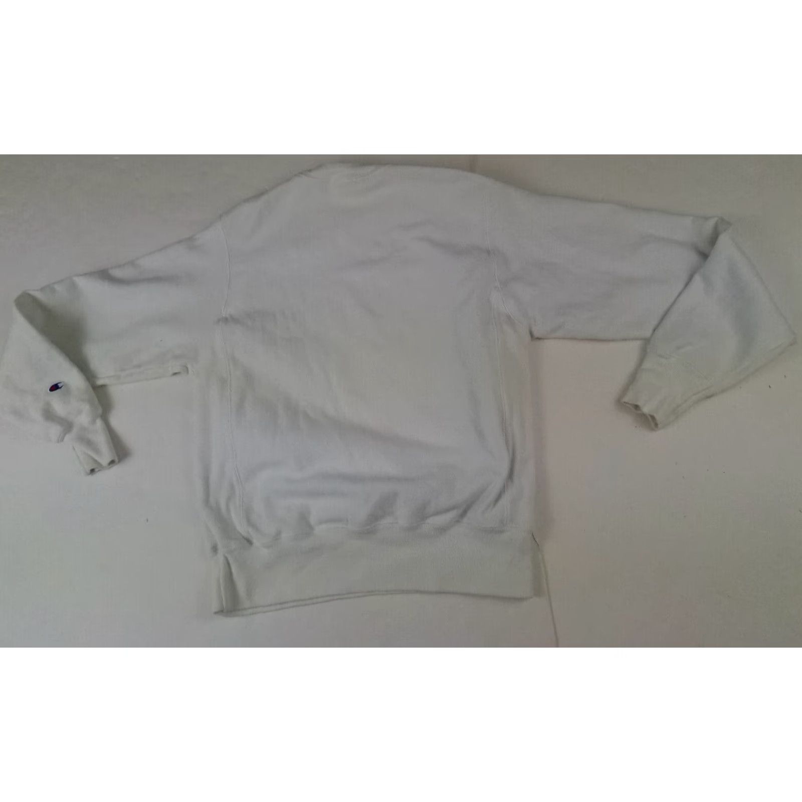 Champion VINTAGE Champion Reverse Weave Sweatshirt White S Women Crew Neck Pullover Long Sleeve Activewear Canvas Cotton Regular Size Size S / US 4 / IT 40 - 4 Thumbnail