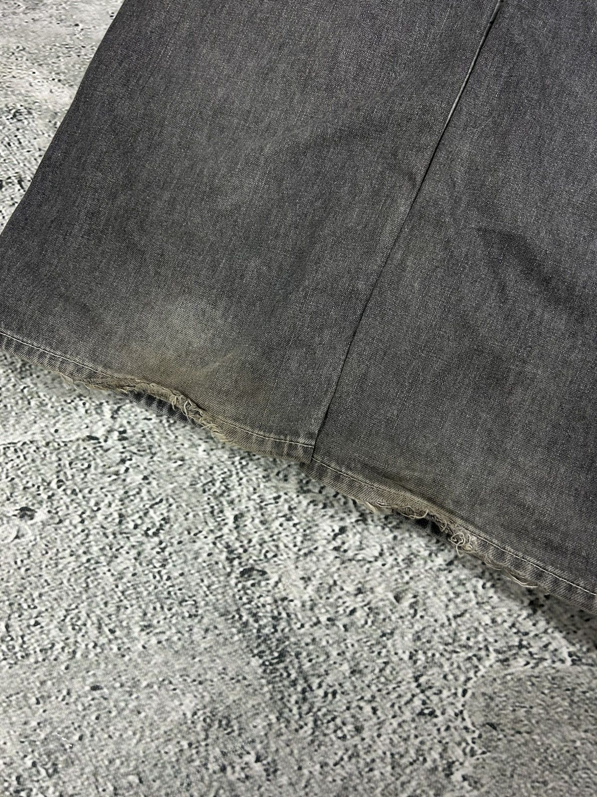True Religion True Religion vintage grey jeans rope white stitching Ricky Size US 36 / EU 52 - 4 Thumbnail