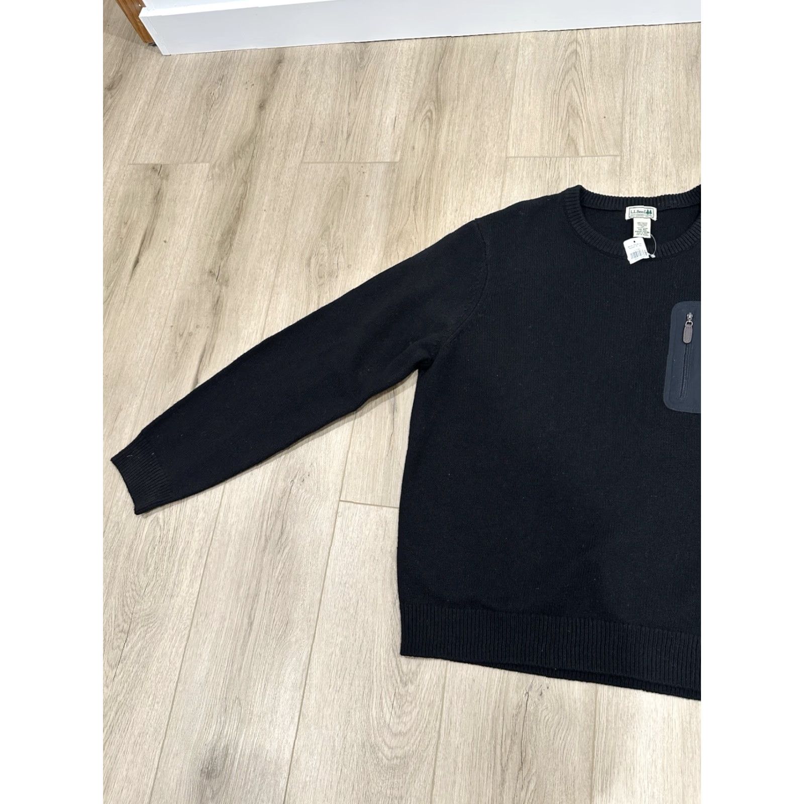 Vintage NWT LL Bean Maine Guide Sweater Mens Size XXL Merino Lambswool Black Pullover 2XL NWT Size US XXL / EU 58 / 5 - 4 Thumbnail