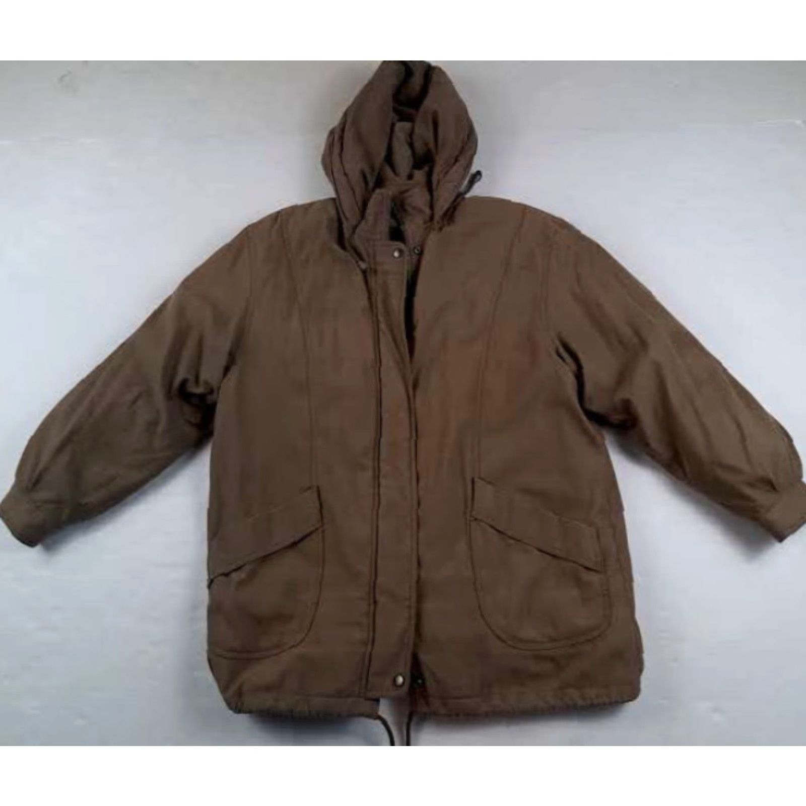 Vintage VINTAGE Bromley Sport Coat Womens Parka Full Zip Winter L Tan Midnight? Size L / US 10 / IT 46 - 2 Thumbnail