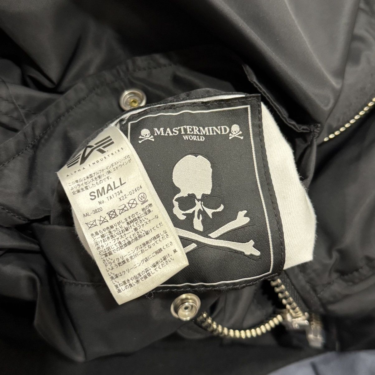 Alpha Industries × Mastermind Japan Mastermind x Alpha Industries MA-1 Flight Skull Bomber Skull Size US M / EU 48-50 / 2 - 6 Thumbnail