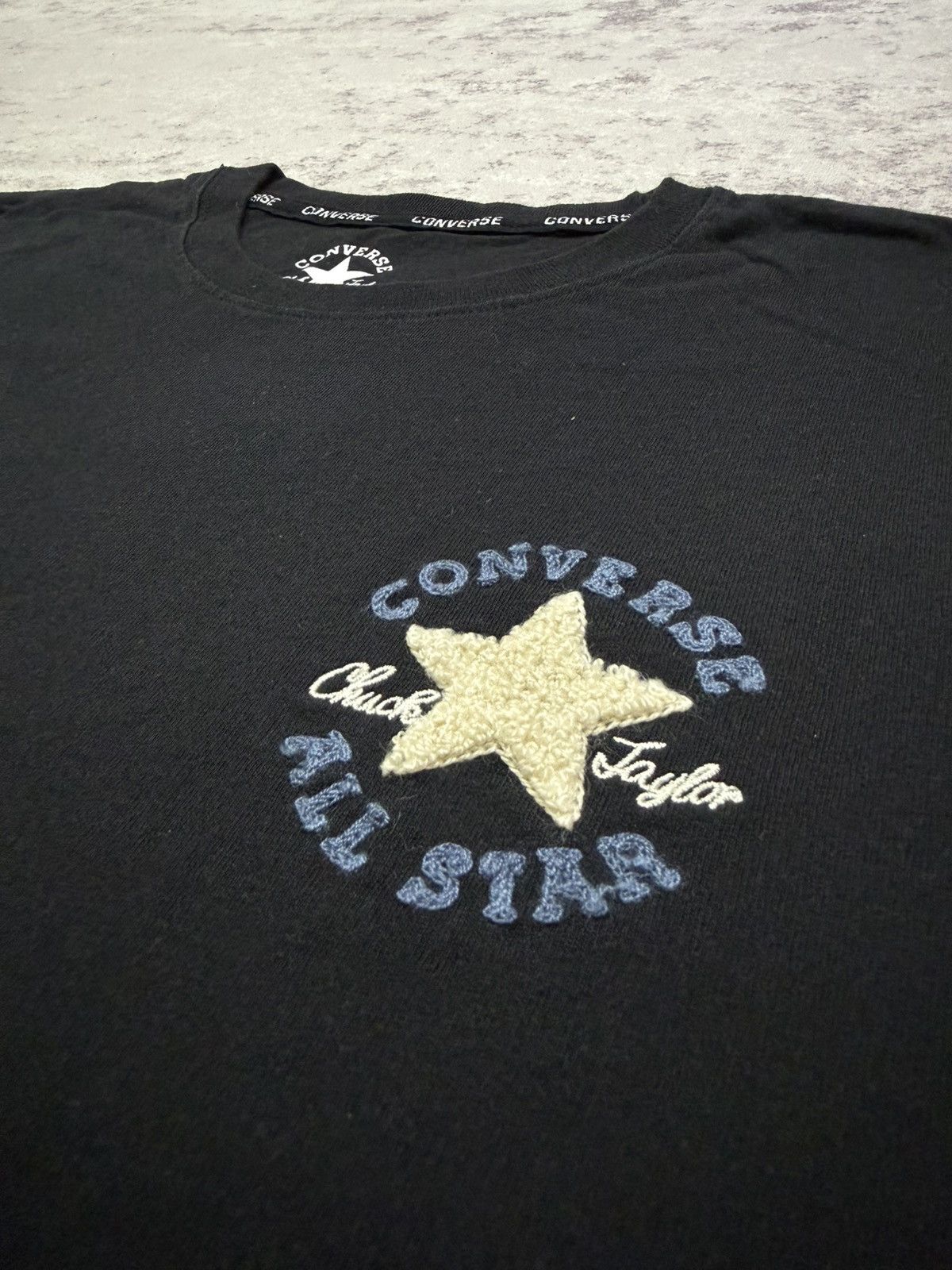 Converse Vintage Y2K Converse Velvet Small logo Longsleeve Tshirt Size US S / EU 44-46 / 1 - 6 Thumbnail