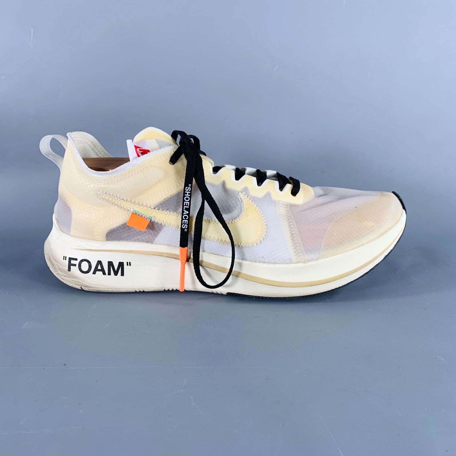 Nike The Ten White Translucent Synthetic Athletic Sneakers Size US 11 / EU 44 - 2 Thumbnail