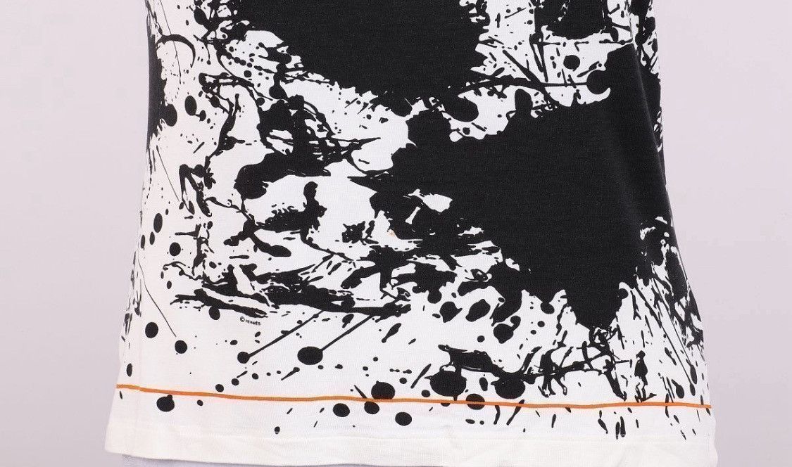Hermes Hermés by Maison Margiela SS2004 Paint Splatter Tank Top Size L / US 10 / IT 46 - 4 Thumbnail