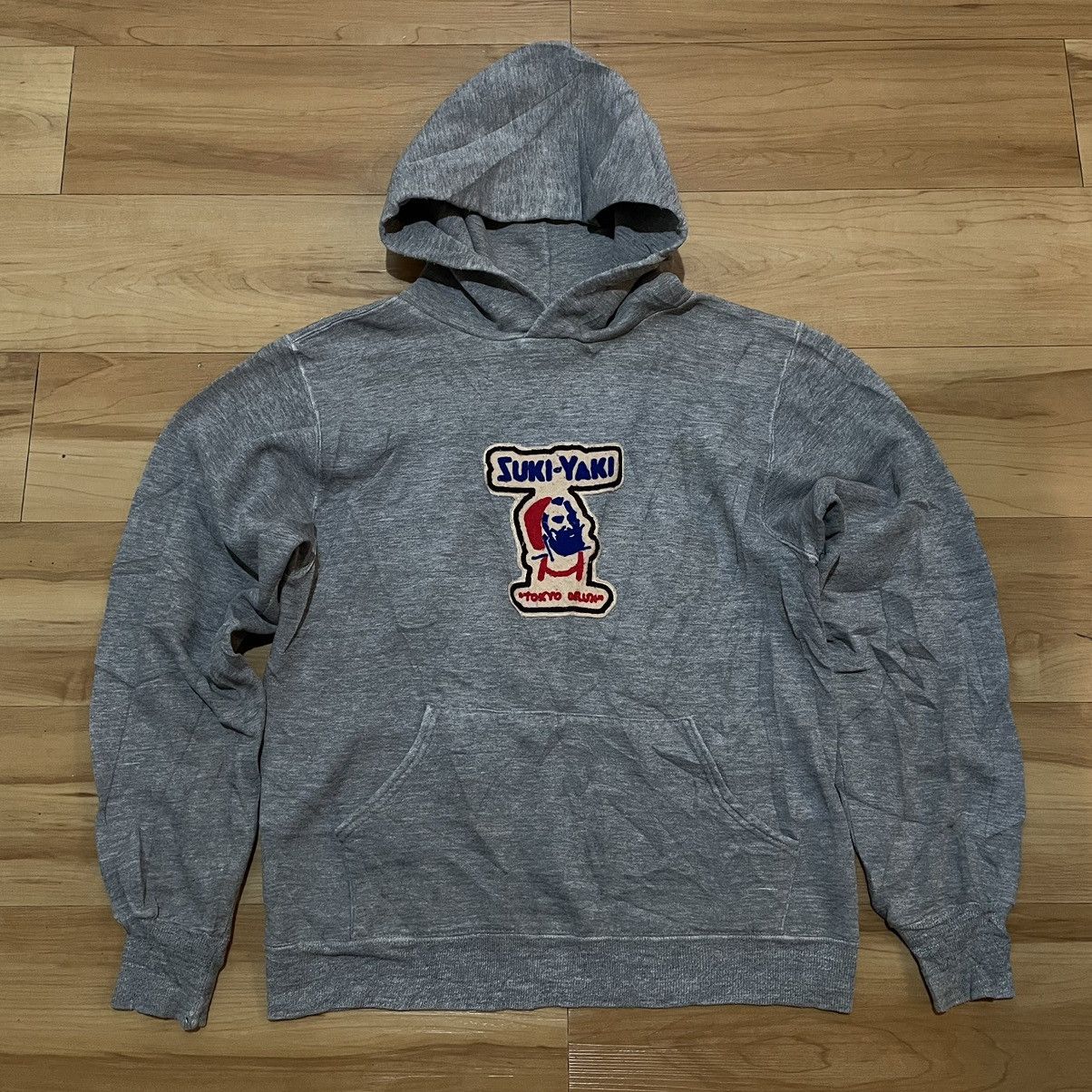 Vintage Vintage zig-zag embroidered patch hoodie Size US S / EU 44-46 / 1 - 1 Thumbnail