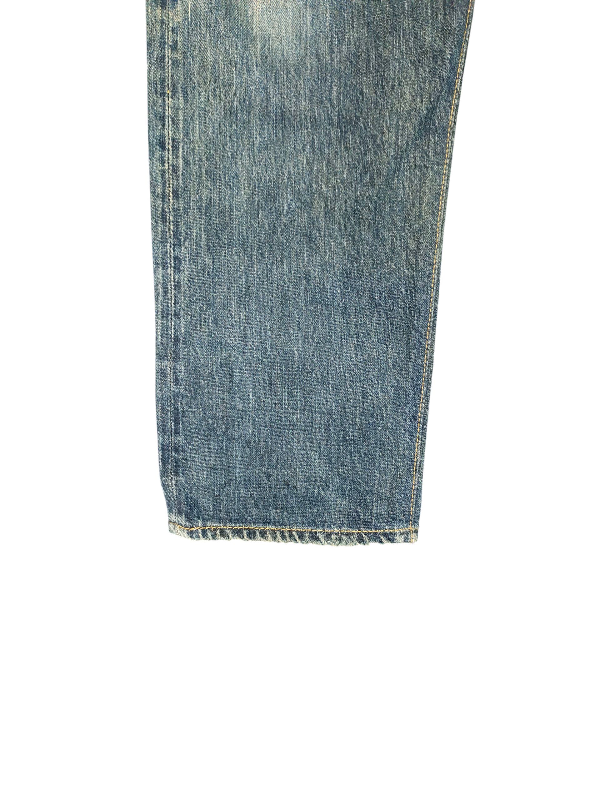 Studio D'Artisan 1990s Studio D' Artisan Selvedge Patchwork Distress Jeans Size US 32 / EU 48 - 6 Thumbnail