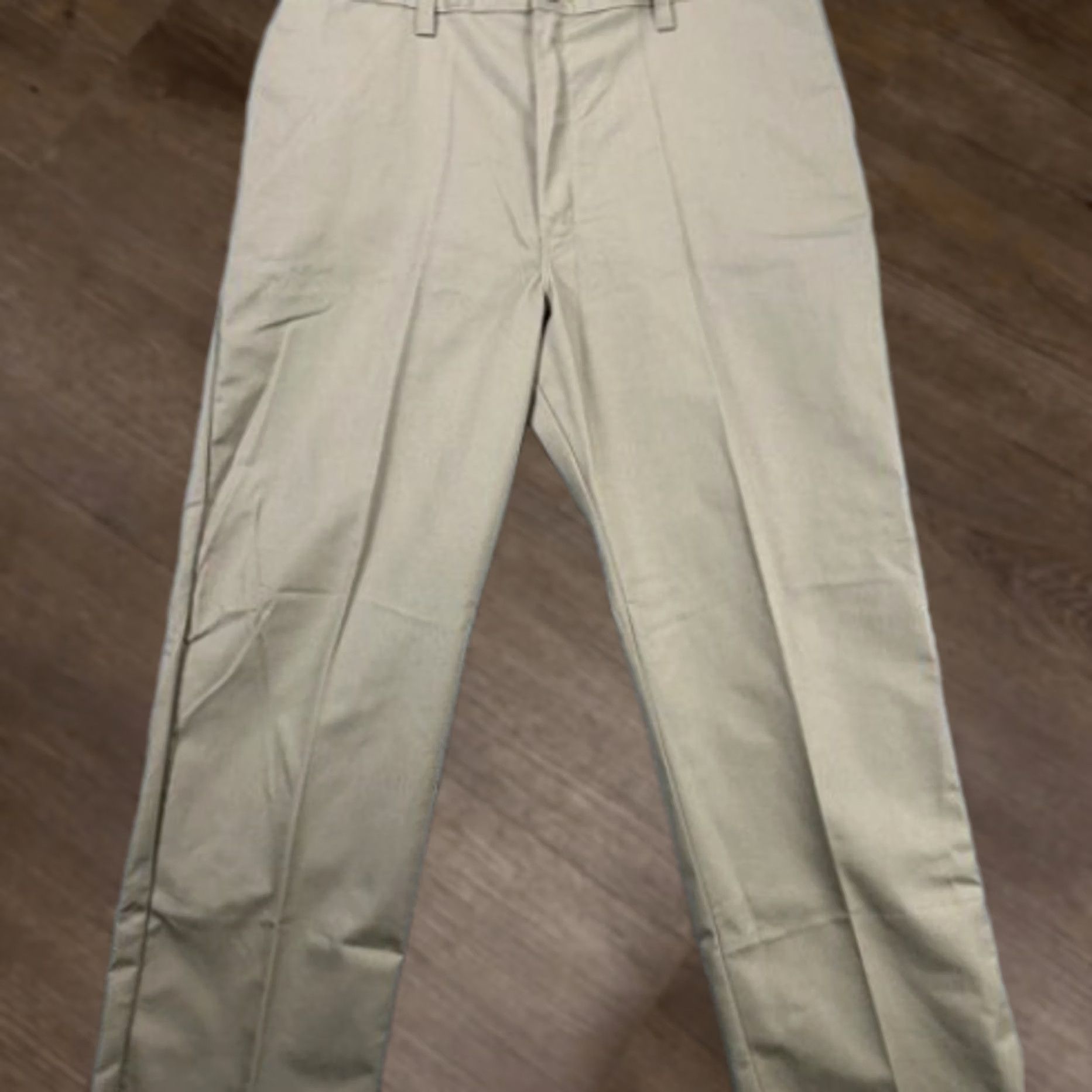 Dickies Dickies Pants Mens 42X32 Tan Khaki Chino Straight Flat Front Pockets LP812DS NEW Size US 42 / EU 58 - 1 Thumbnail