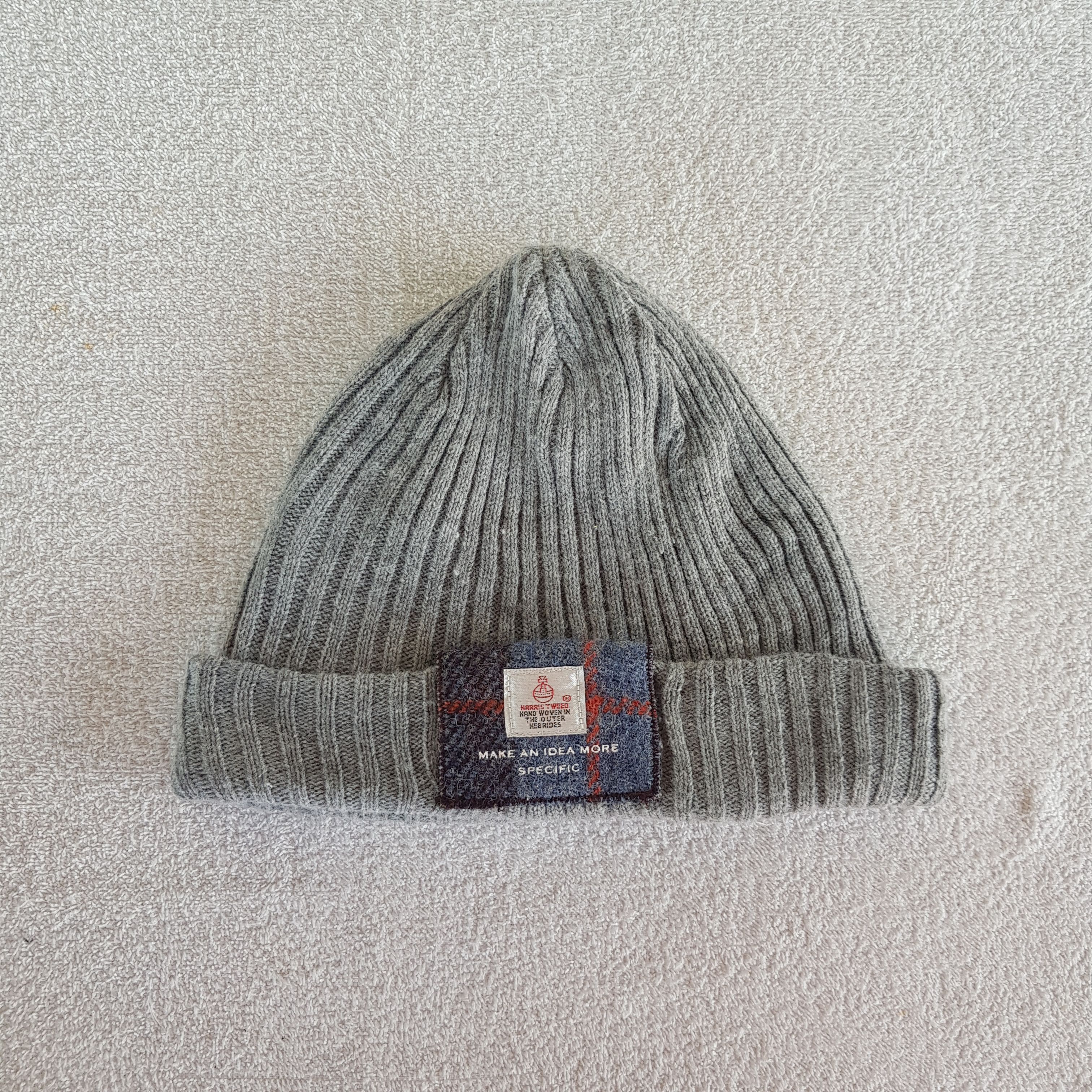 Harris Tweed Vintage Harris Tweed Beanie Snow Caps Ribbed Knit Hats. Size ONE SIZE - 5 Thumbnail