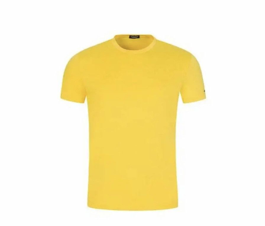 image of Dsquared2 Underwear Basic Yellow T-Shirt, Men's (Size 2XL)