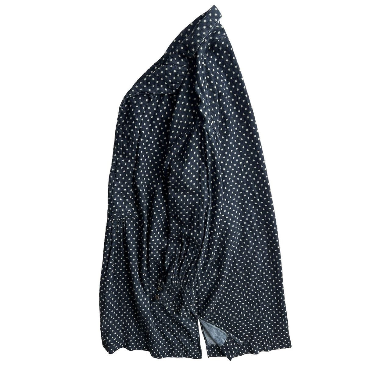 45rpm × Japanese Brand 45RPM POLKA-DOT INDIGO DRESS SHIRT Size M / US 6-8 / IT 42-44 - 4 Thumbnail