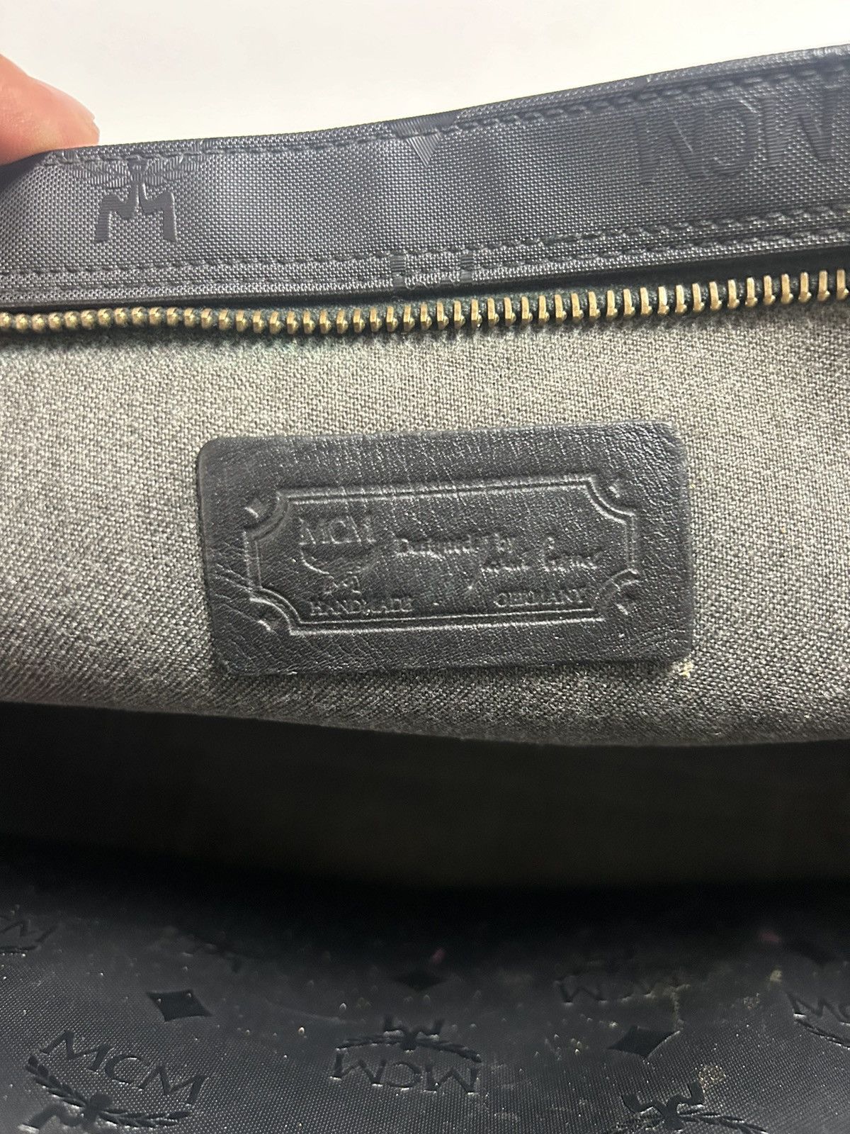 MCM Vintage MCM Big Shopper Rubber Tote Size ONE SIZE - 8 Thumbnail