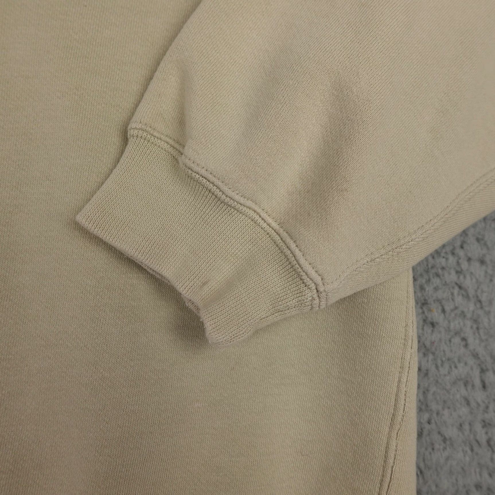 Greats VINTAGE Lost Terrain Sweatshirt Mens XL Beige Graphic Print Embroidered Deer Outdoor Nature Animals Pullover Crew Neck Cotton Polyester Fleece Size US XL / EU 56 / 4 - 6 Thumbnail